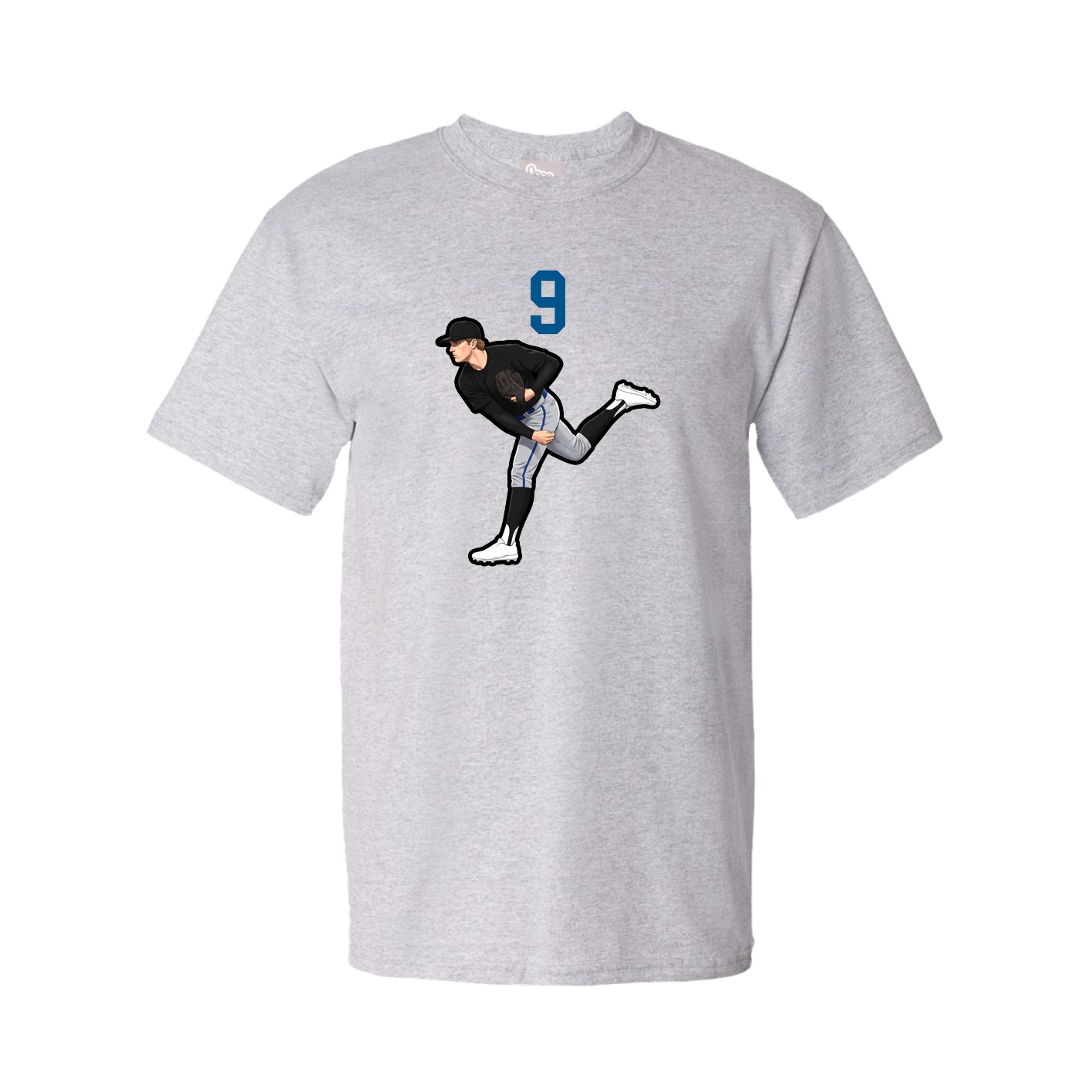 Tee — Number Top in Grey
