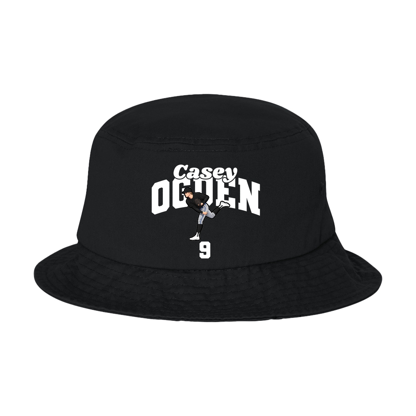 Bucket Cap — Signature Arch in Black
