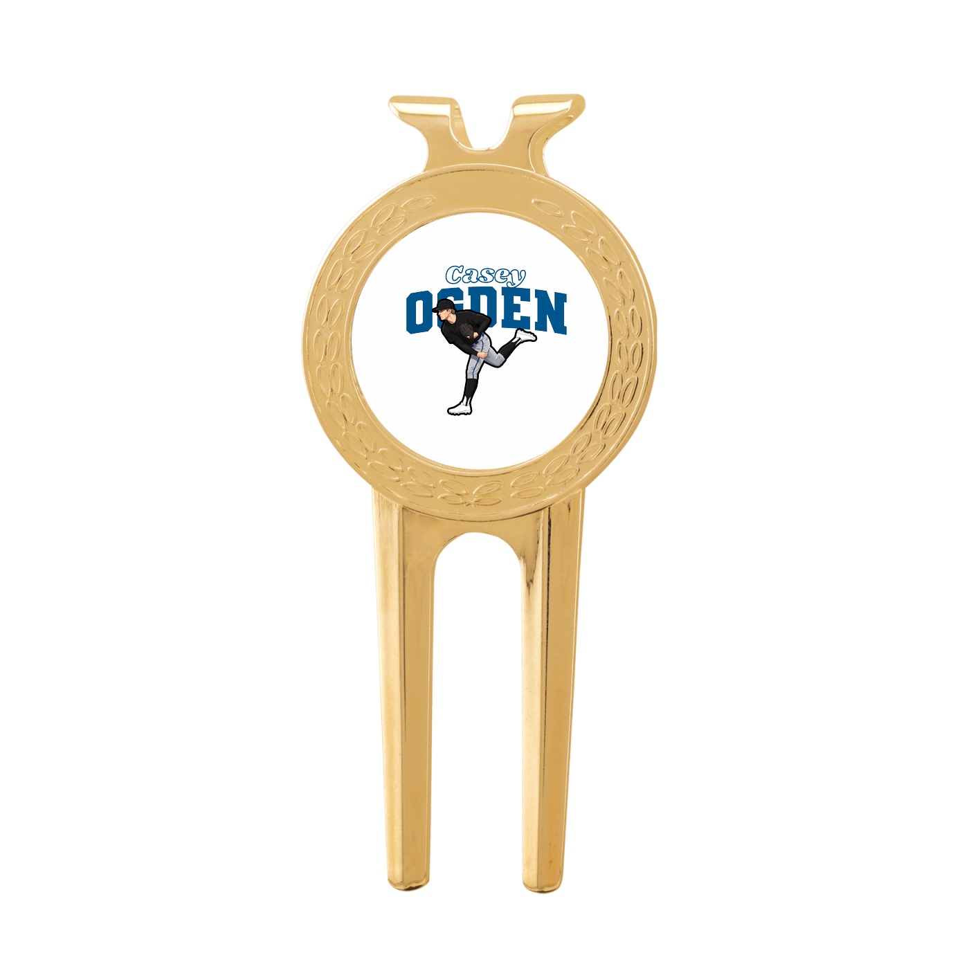 Divot Tool with Ball Marker — Name Arch in Classic