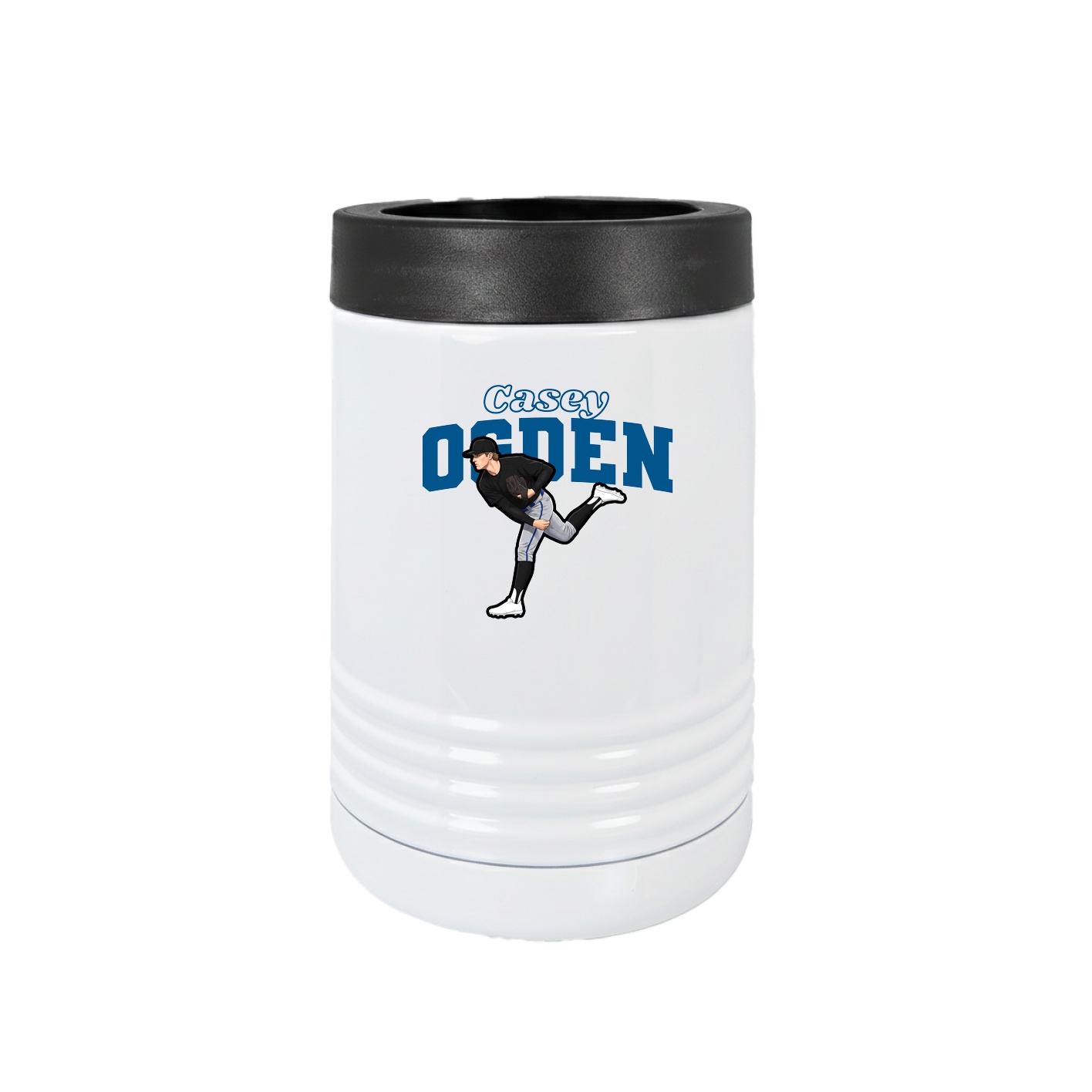 Beverage Holder — Name Arch in White