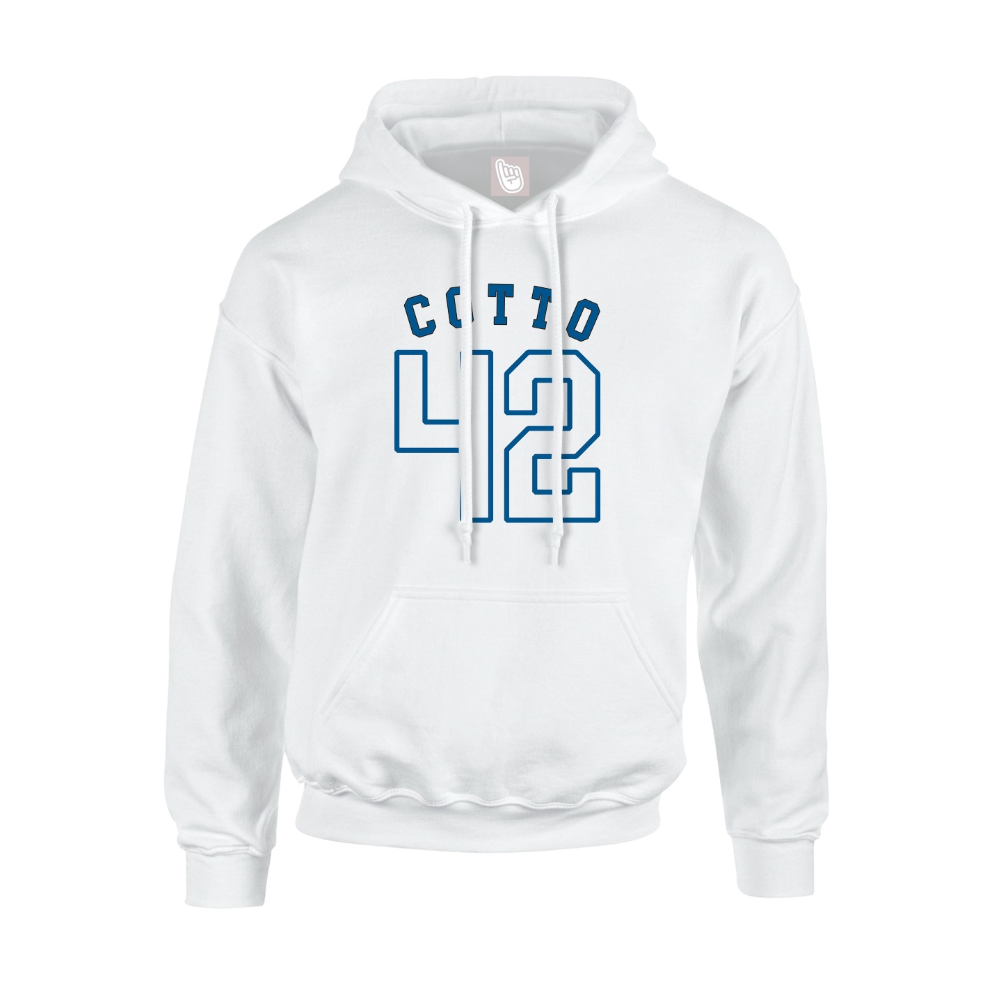 Hoodie — Shirsey Arch in White