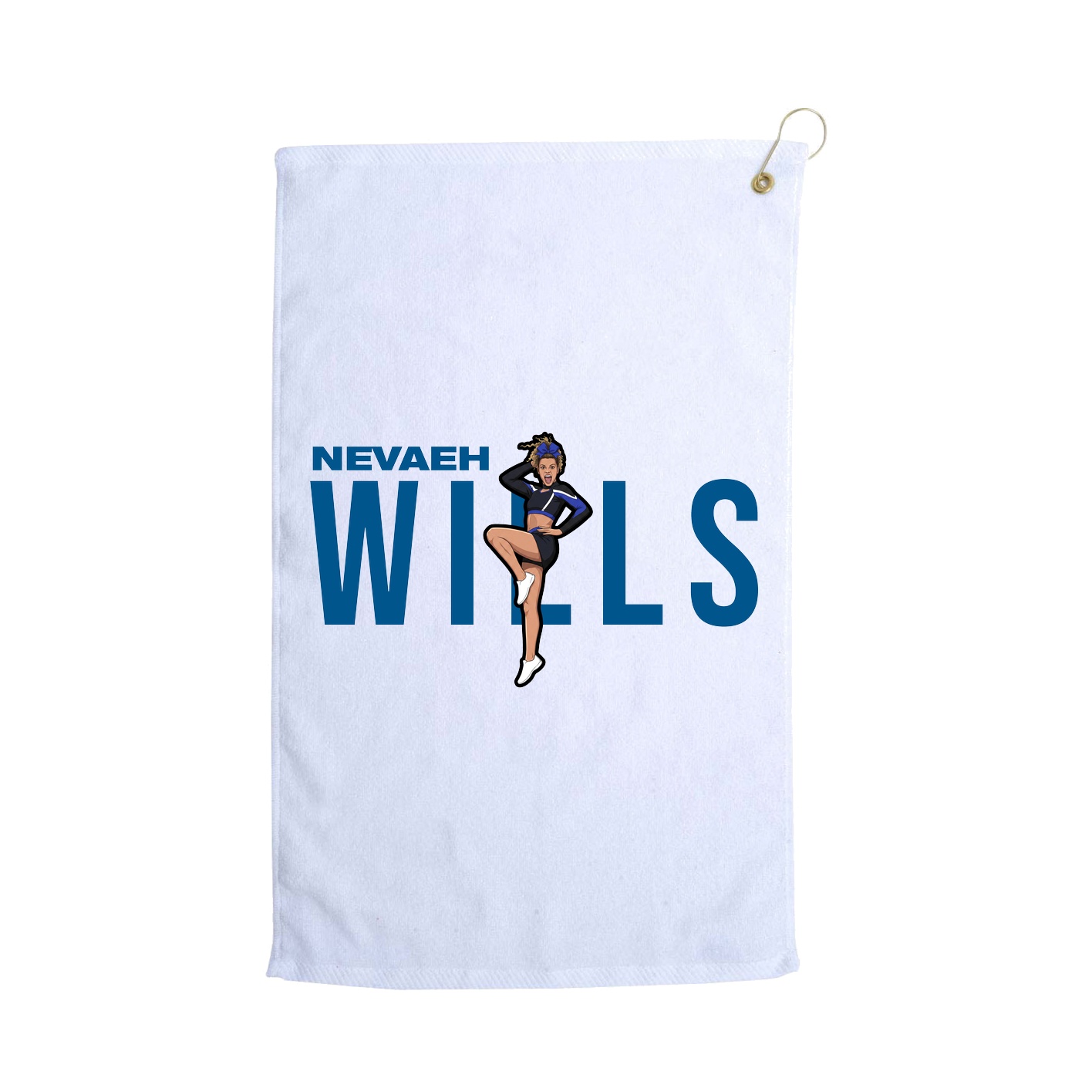 Golf Towel — Player Name in White