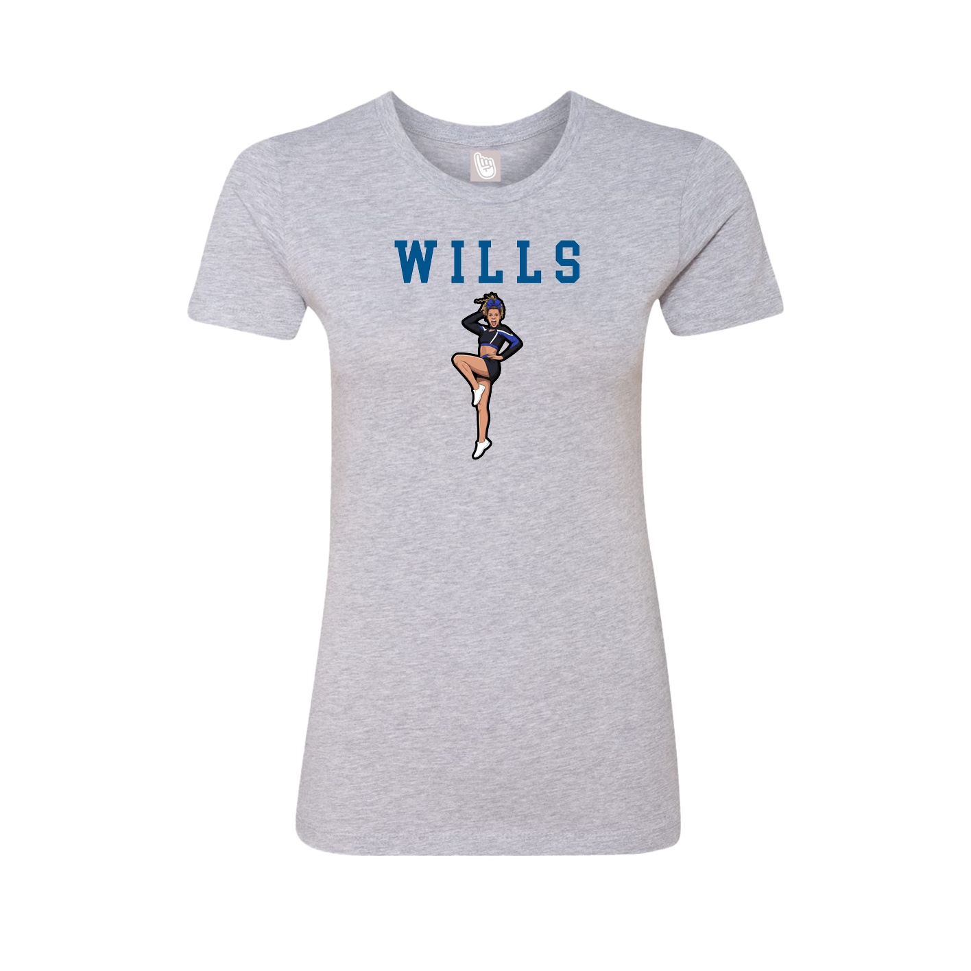 Fitted Women's Tee — Shirsey in Grey