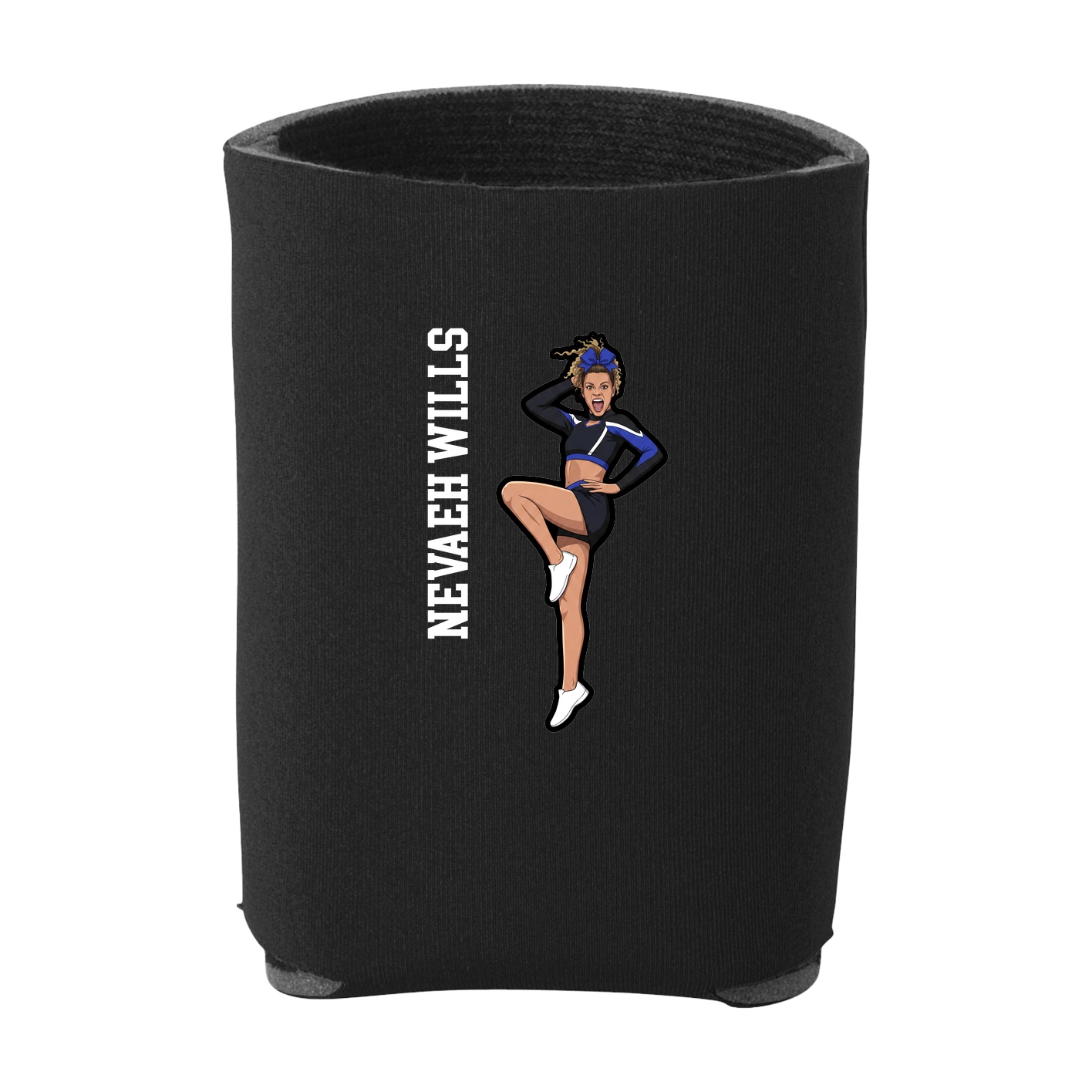 Can Holder — Name Vertical in Black