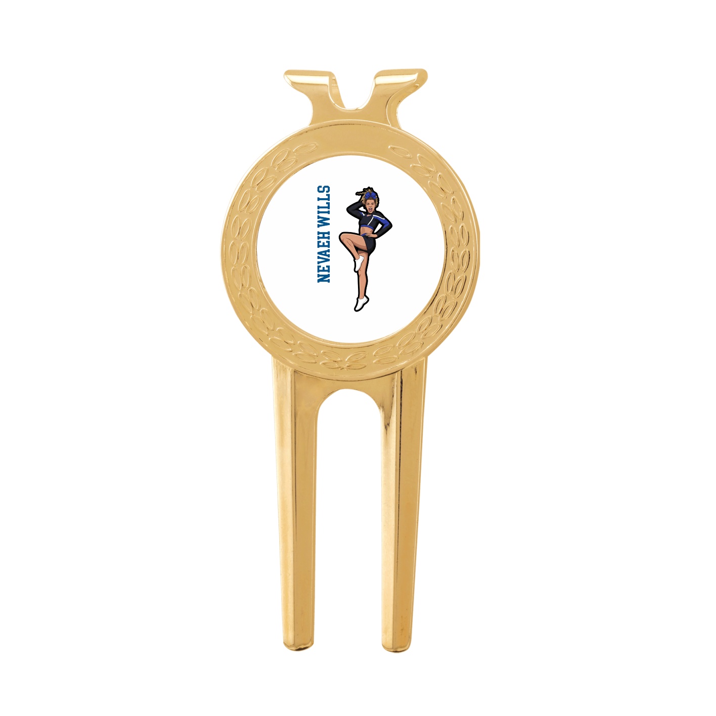 Divot Tool with Ball Marker — Name Vertical in Classic