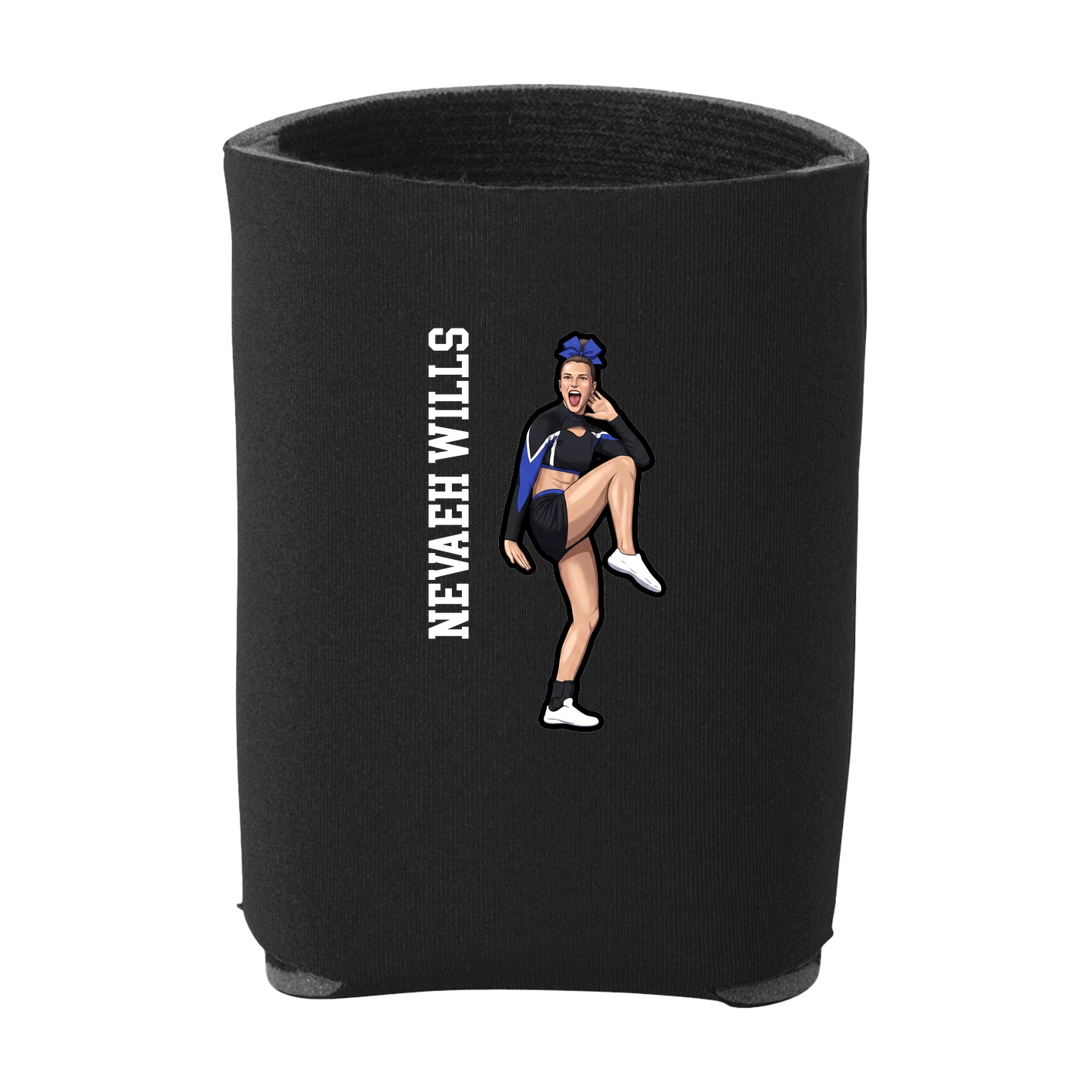 Can Holder — Name Vertical in Black
