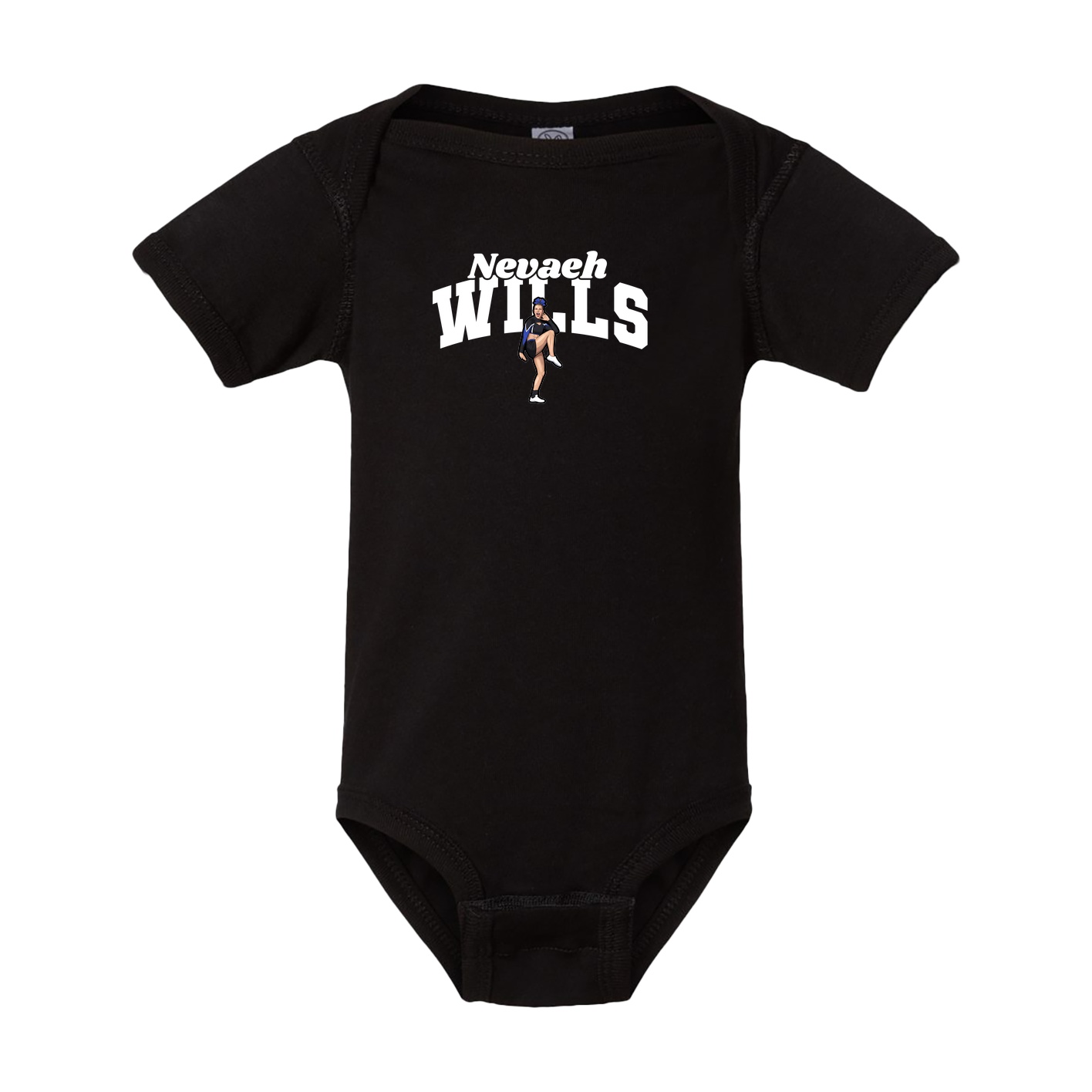 Baby Onesie — Signature Arch in Black
