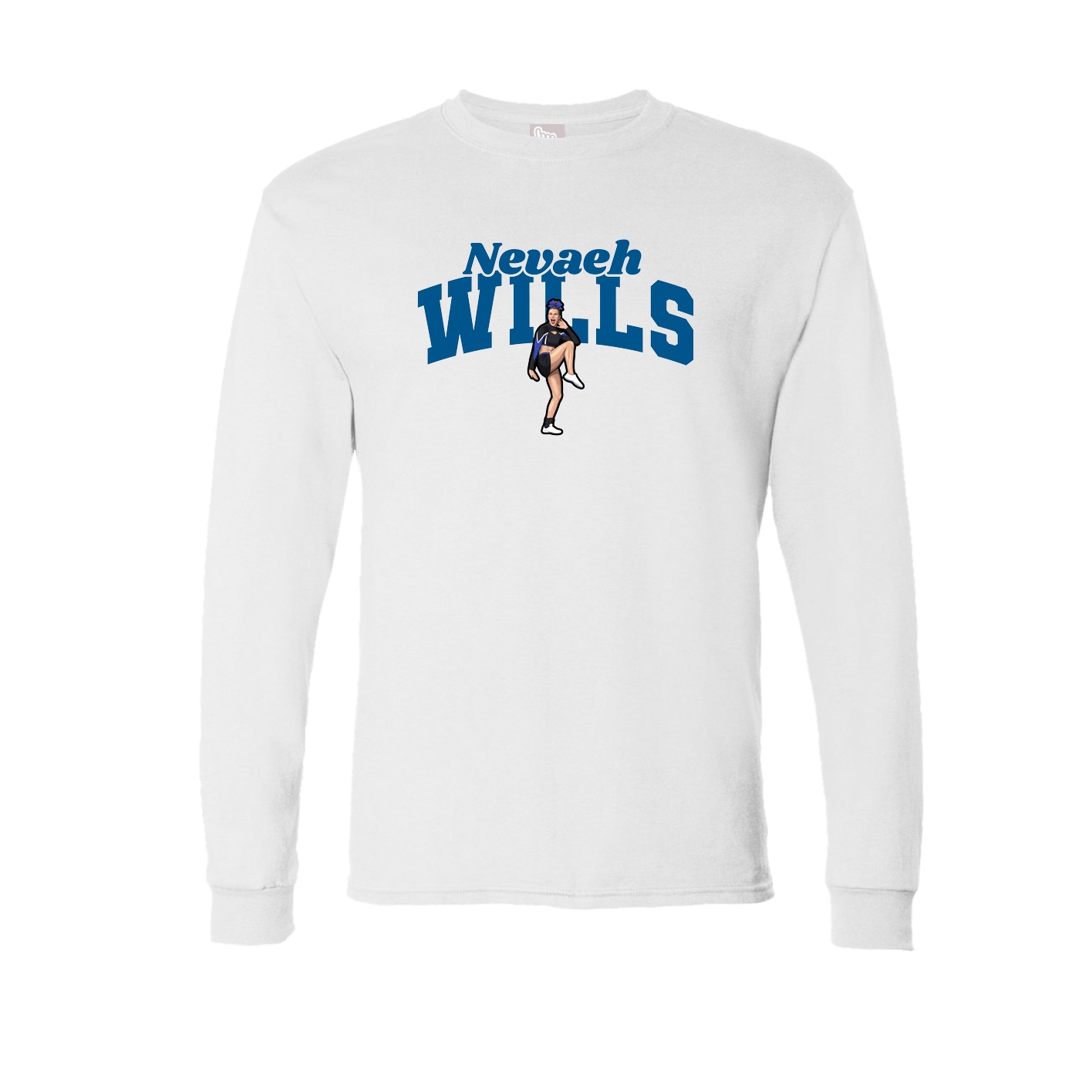 Long Sleeve Tee — Signature Arch in White