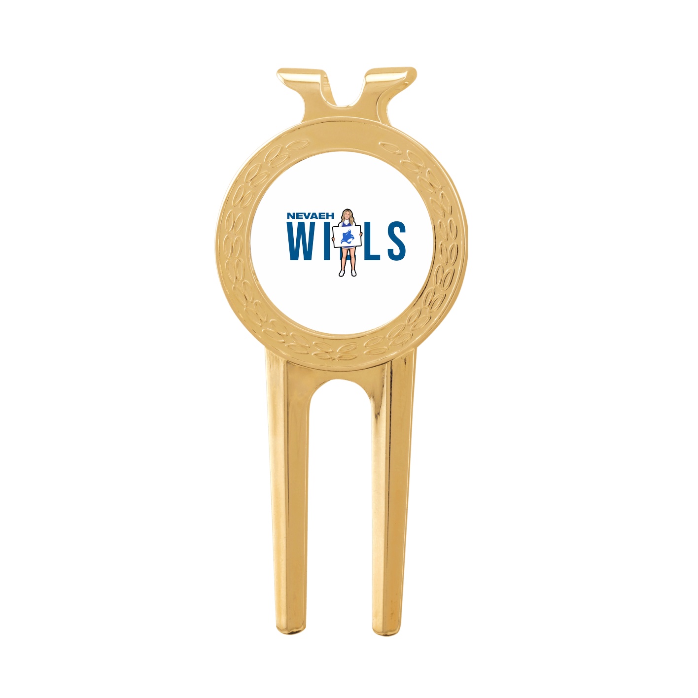Divot Tool with Ball Marker — Player Name in Classic