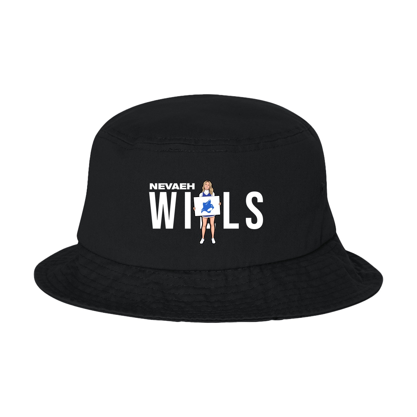 Bucket Cap — Player Name in Black