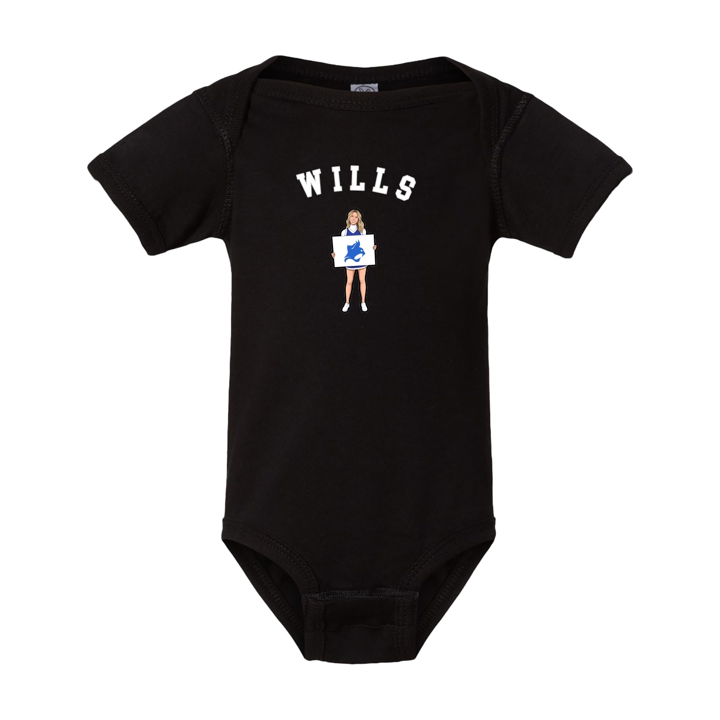 Baby Onesie — Shirsey Arch in Black