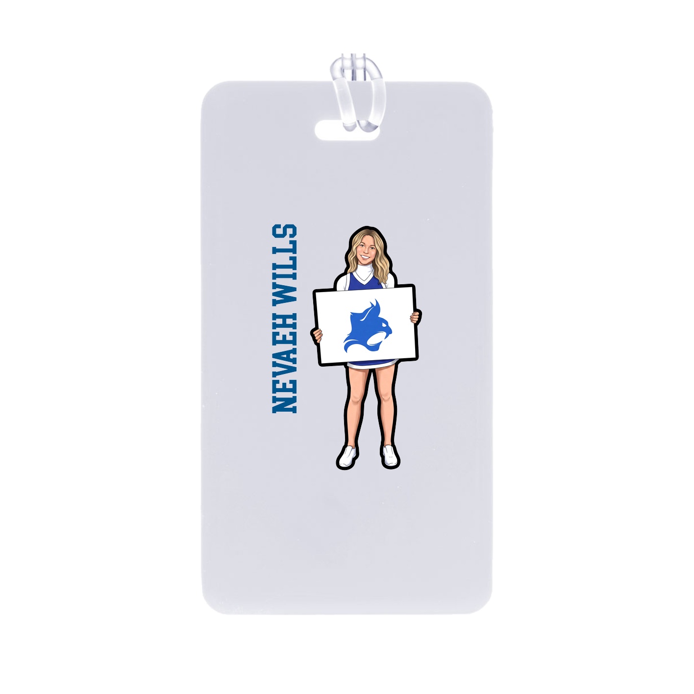 Bag Tag — Name Vertical in Classic