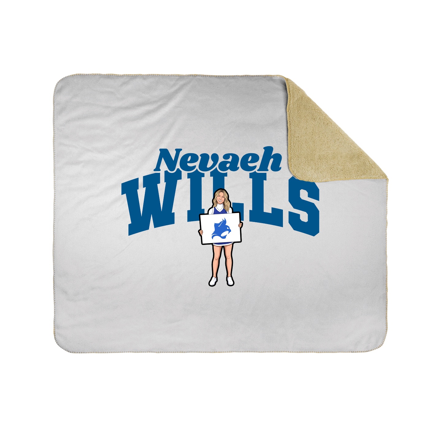 Throw Blanket — Signature Arch in White