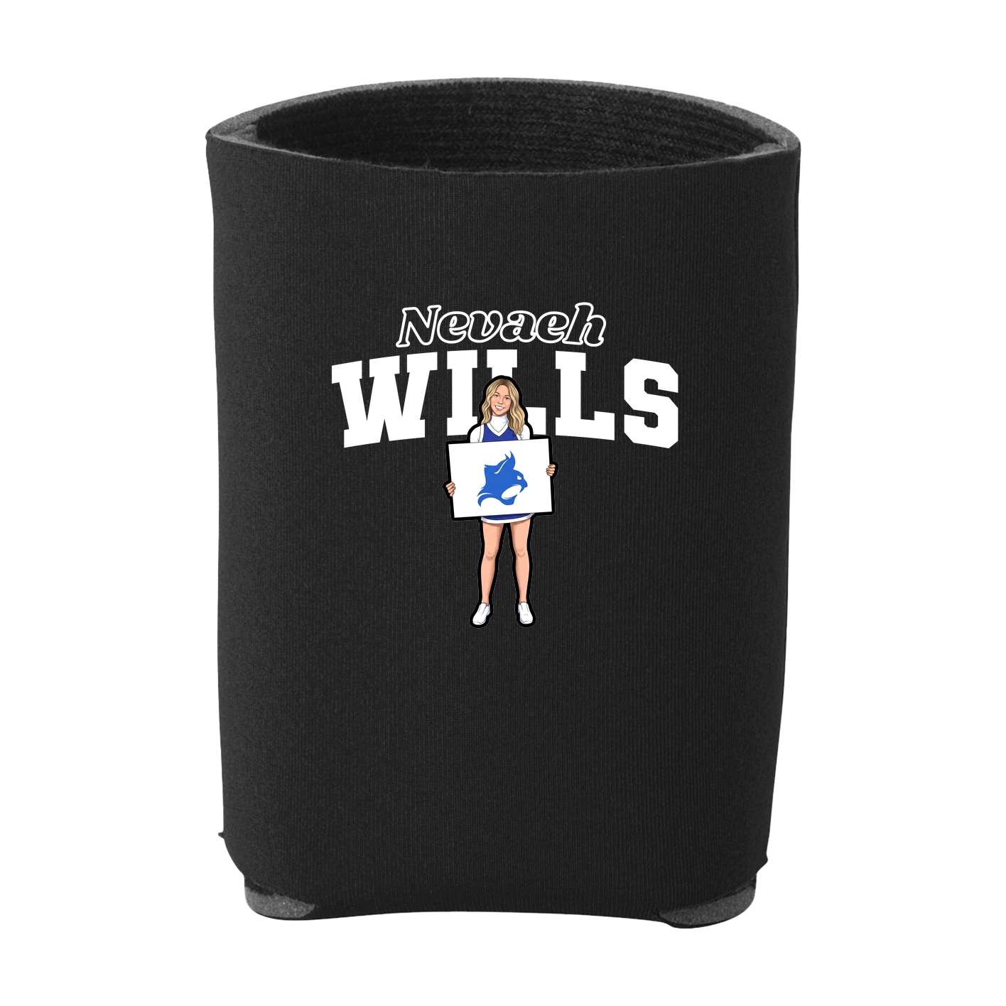 Can Holder — Name Arch in Black