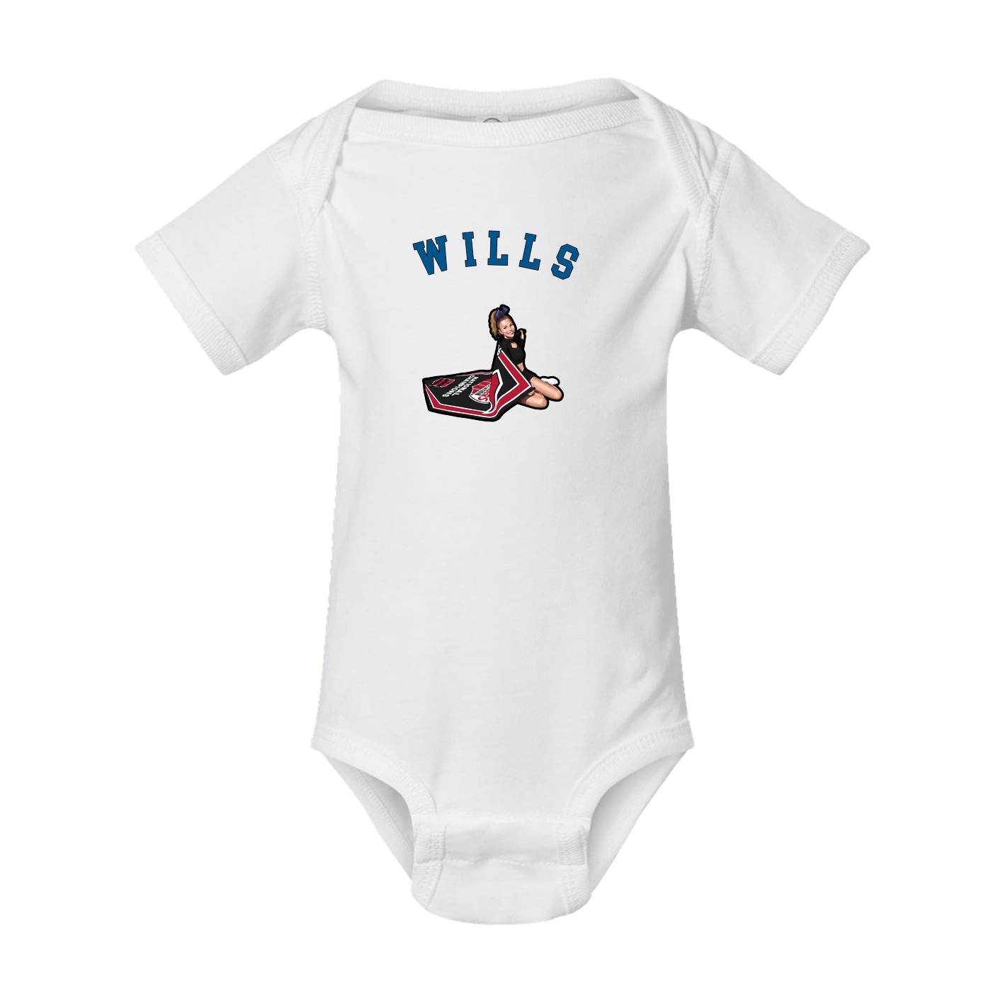 Baby Onesie — Shirsey Arch in White
