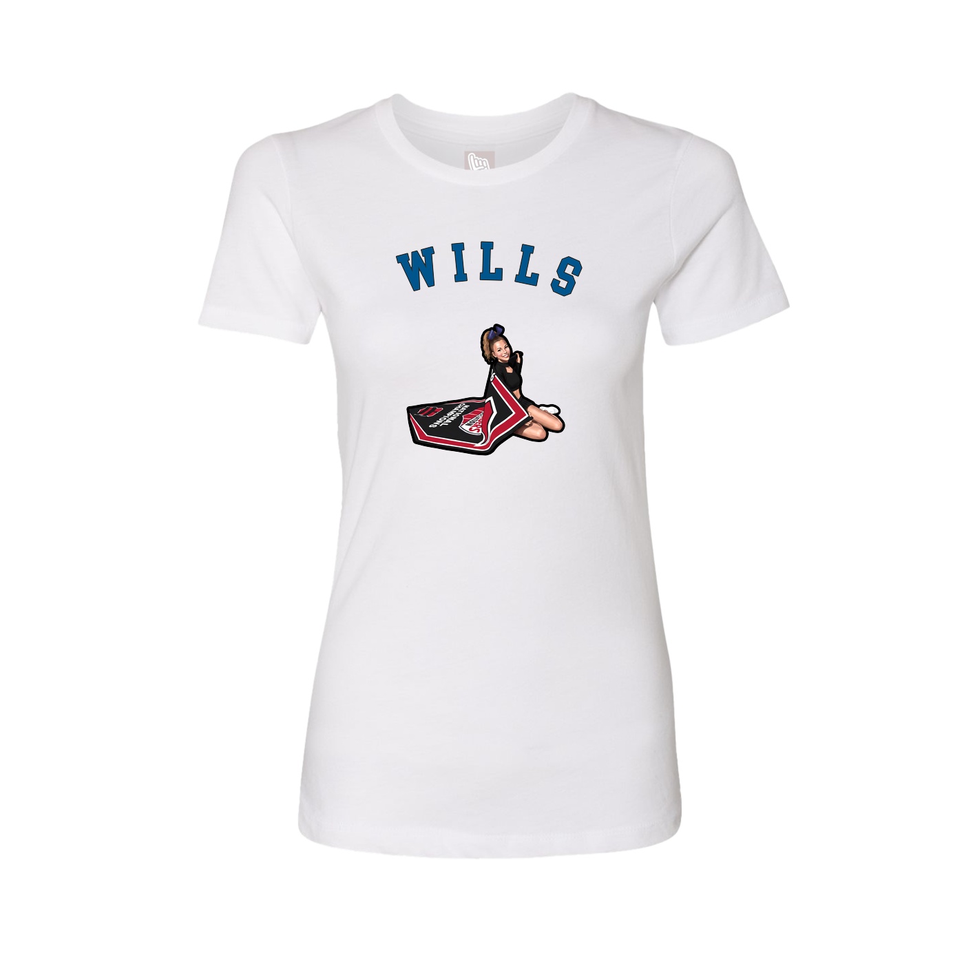 Womens Tee — Shirsey Arch in White
