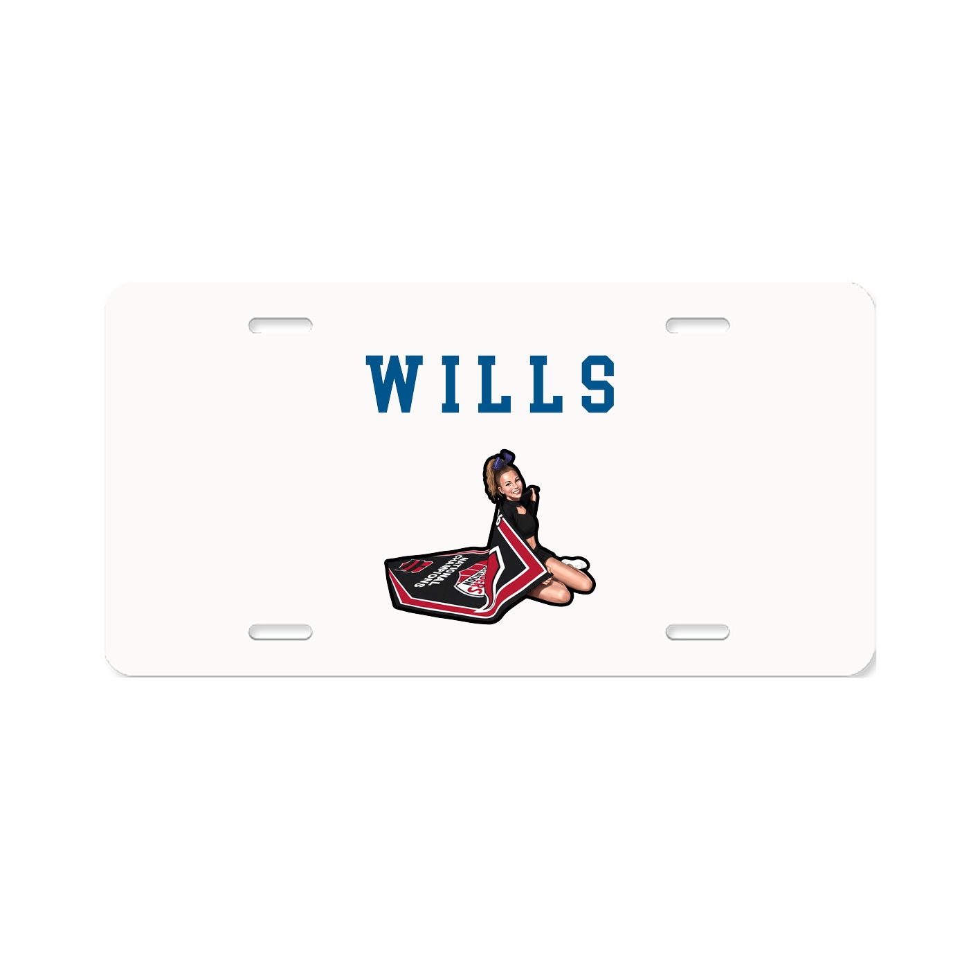 License Plate — Shirsey in Classic