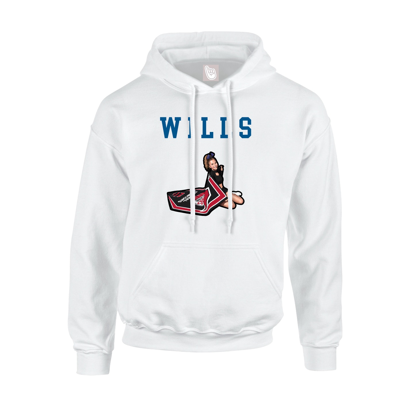 Hoodie — Shirsey in White