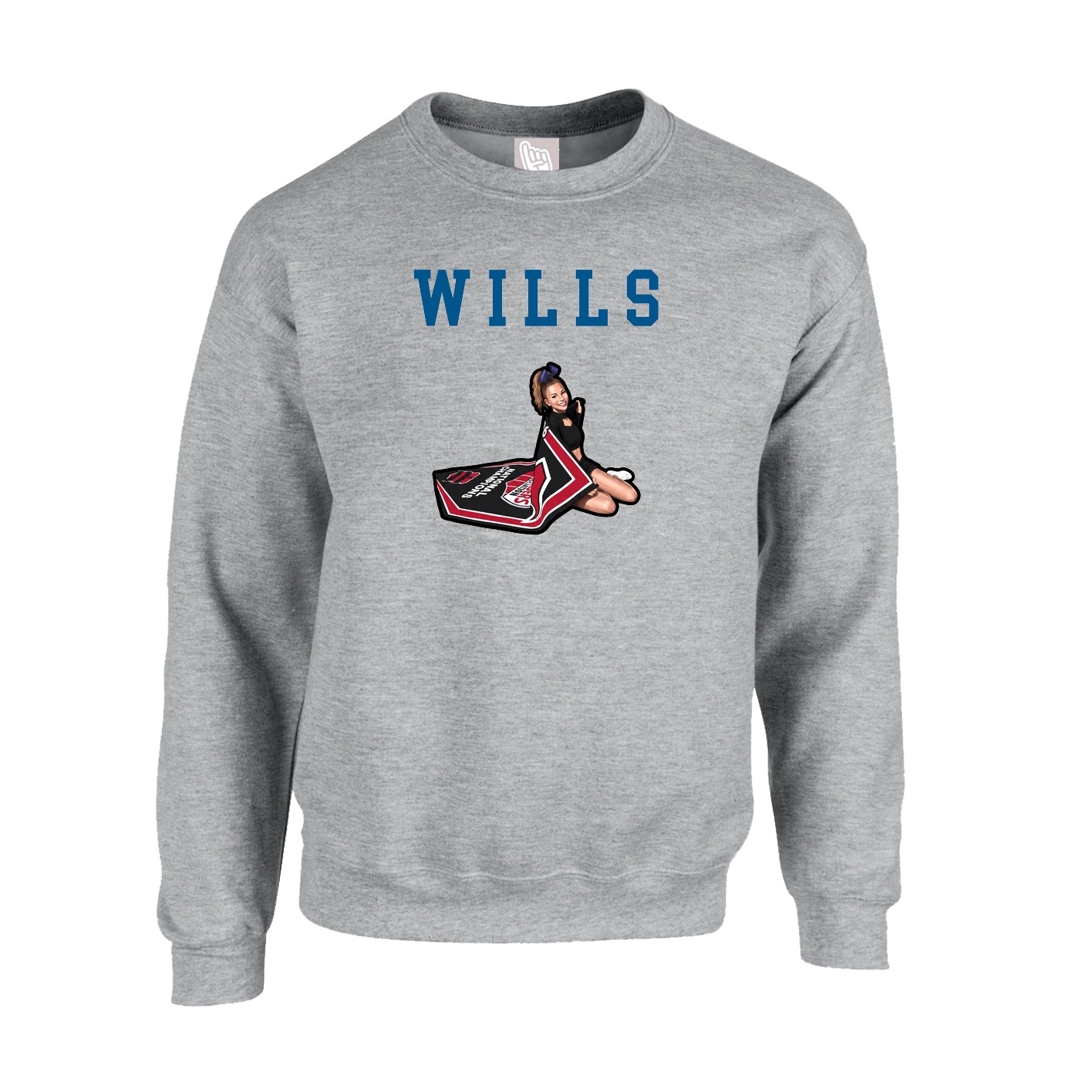 Fleece Crew — Shirsey in Grey