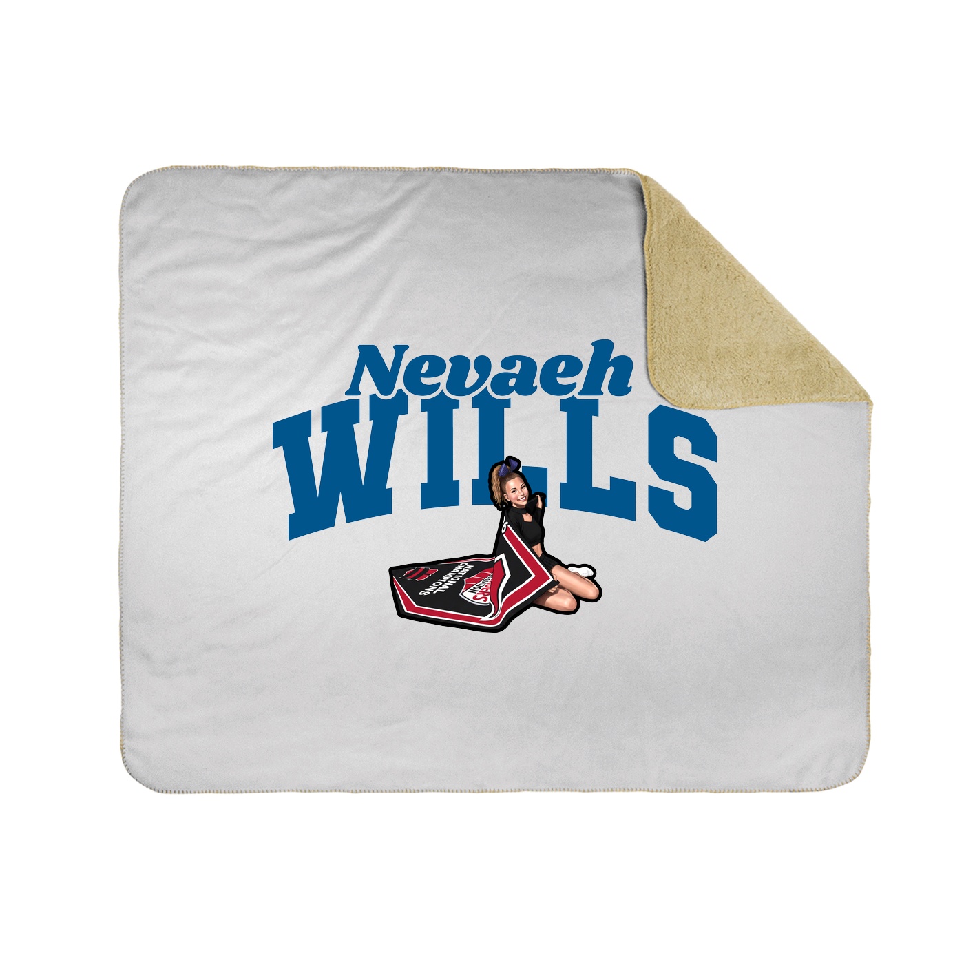 Throw Blanket — Signature Arch in White