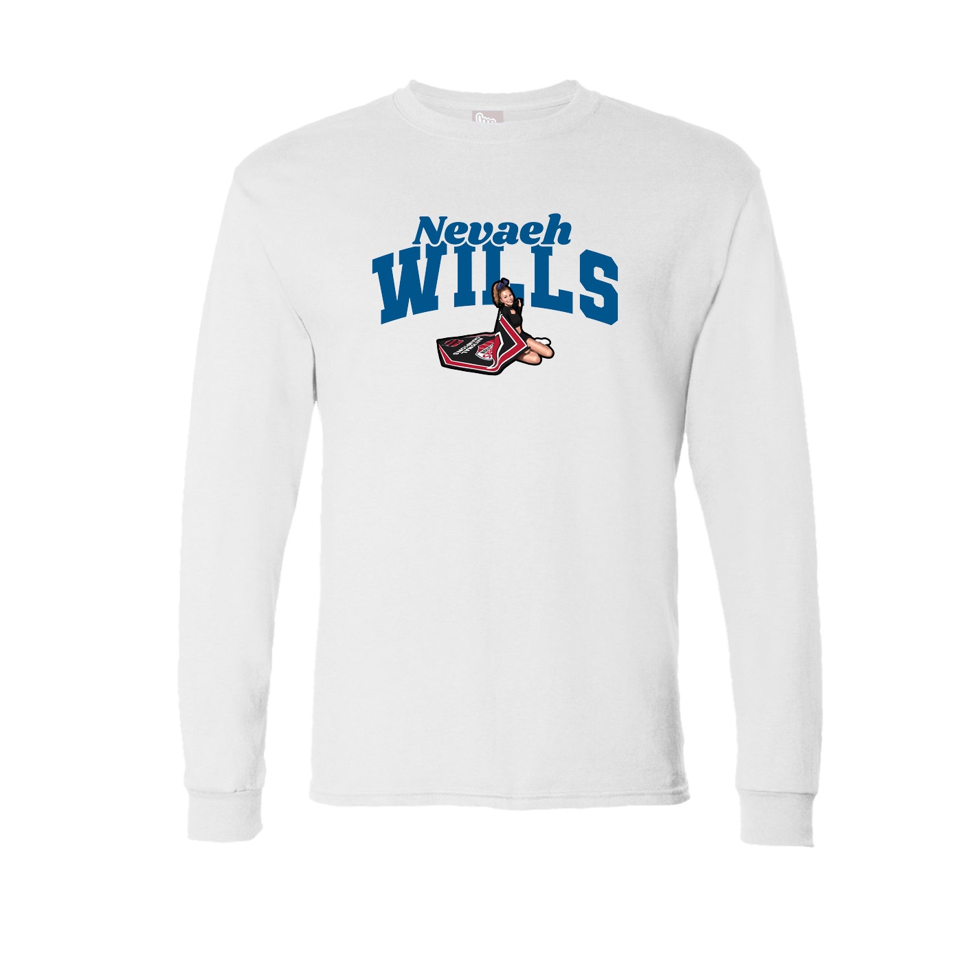Long Sleeve Tee — Signature Arch in White