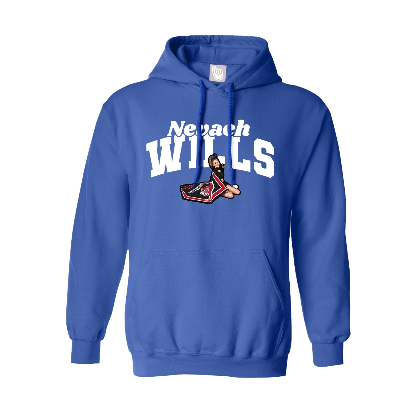 Hoodie — Signature Arch in Royal