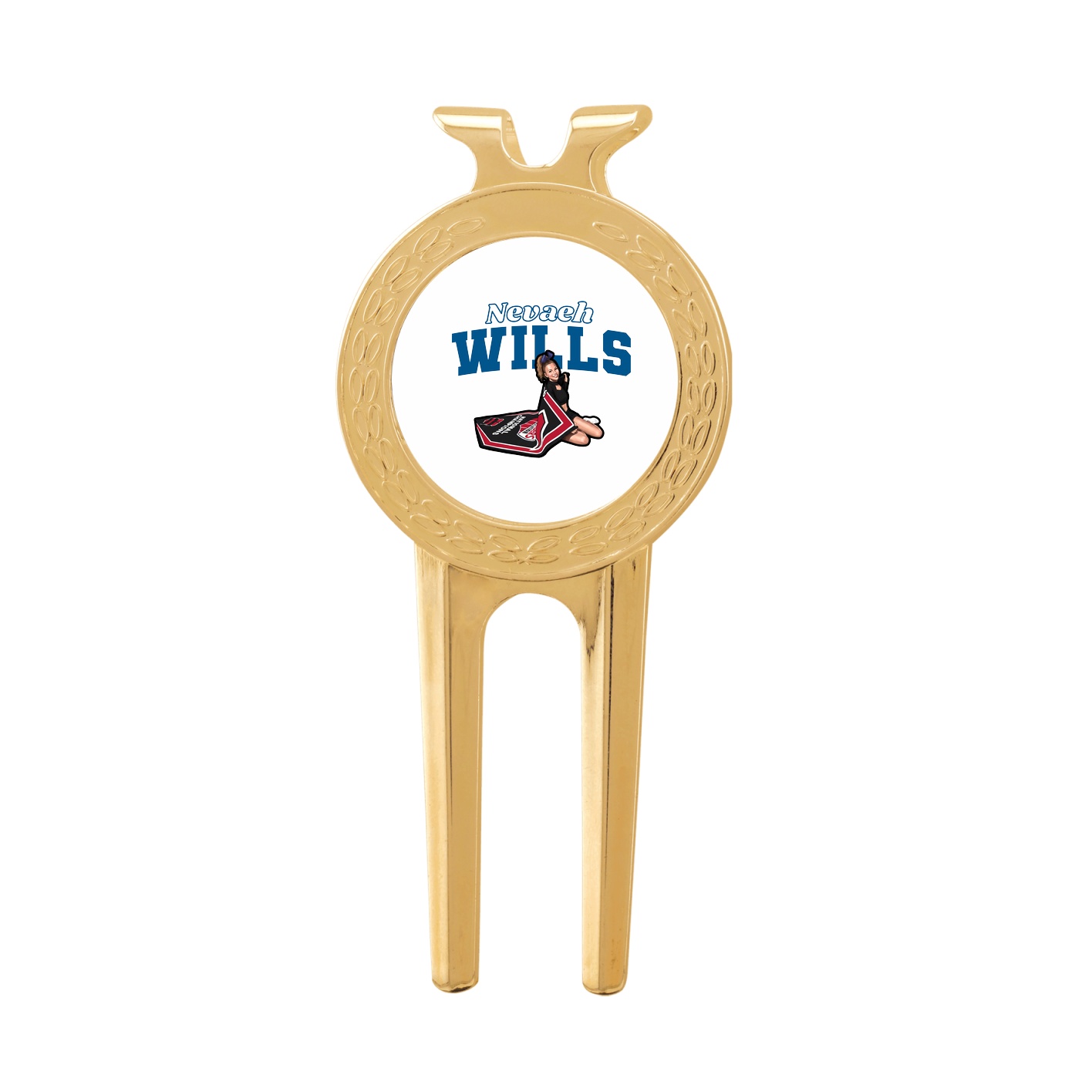 Divot Tool with Ball Marker — Name Arch in Classic