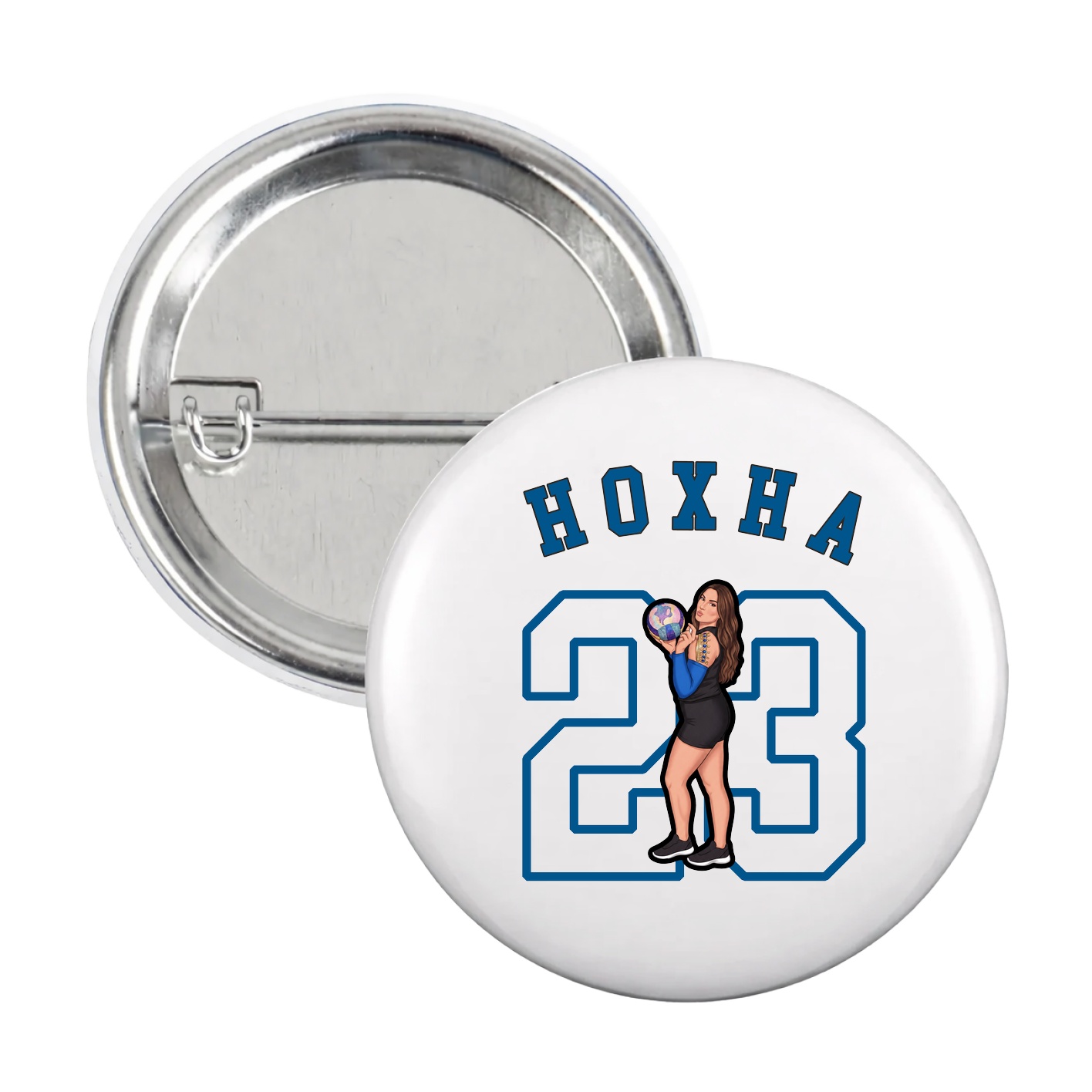 Game Day Button — Shirsey Arch in White