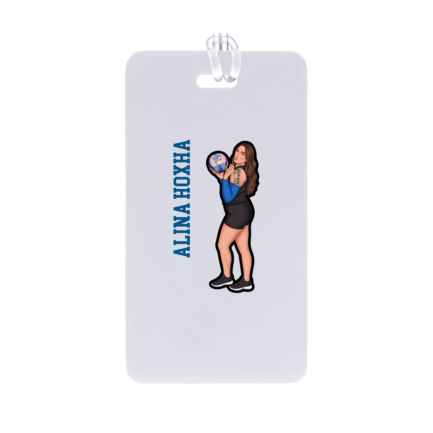 Bag Tag — Name Vertical in Classic
