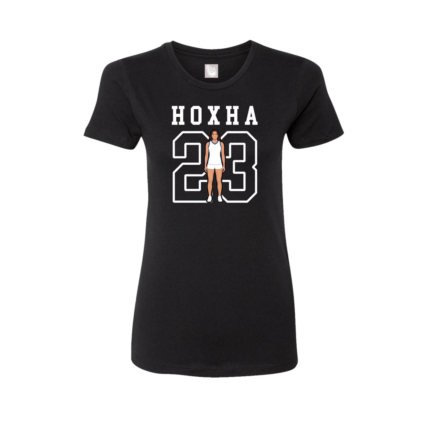 Fitted Women's Tee — Shirsey in Black