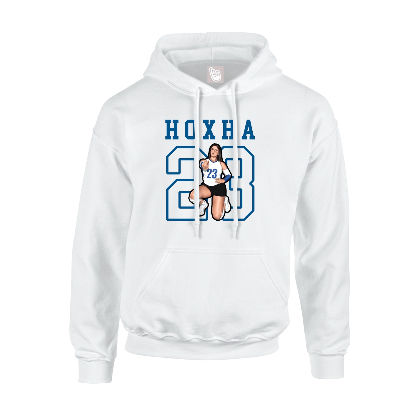 Hoodie — Shirsey in White