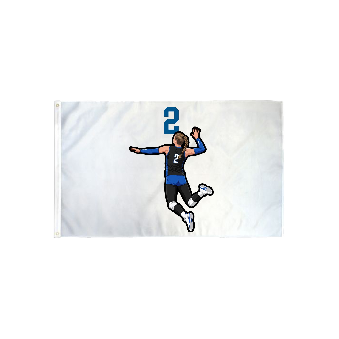 3x5 Flag — Number Top in Classic