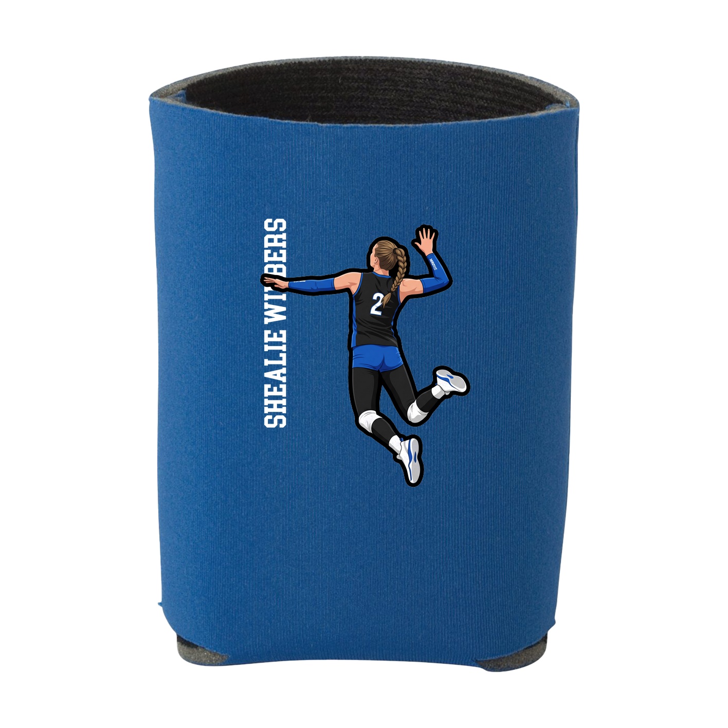 Can Holder — Name Vertical in Royal