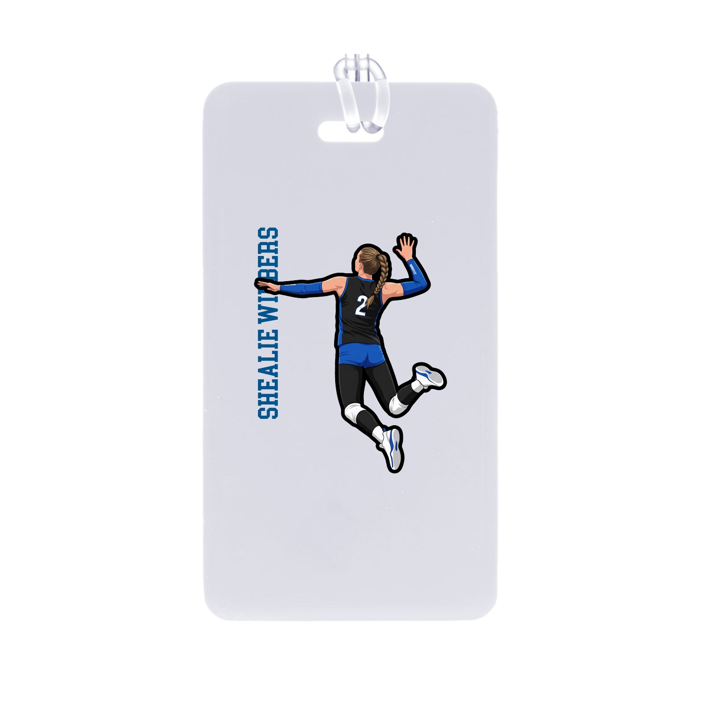 Bag Tag — Name Vertical in Classic