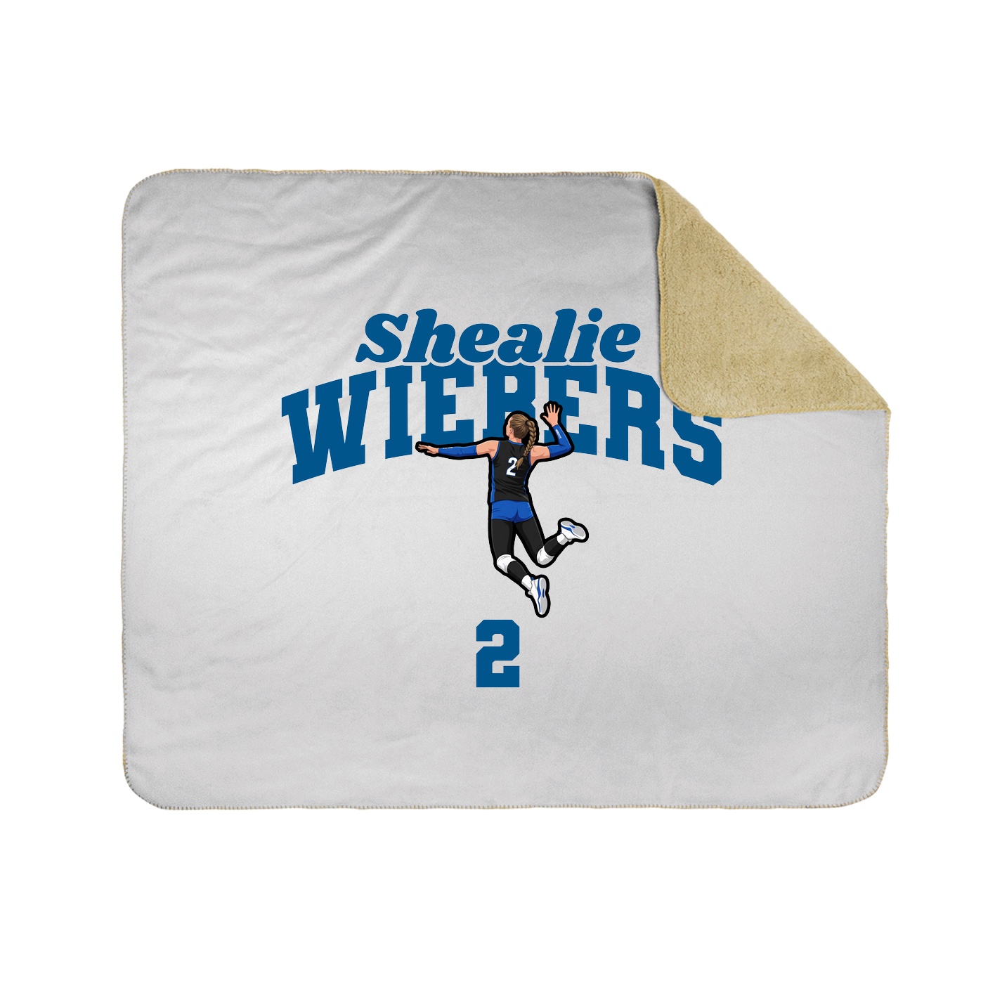Throw Blanket — Signature Arch in White