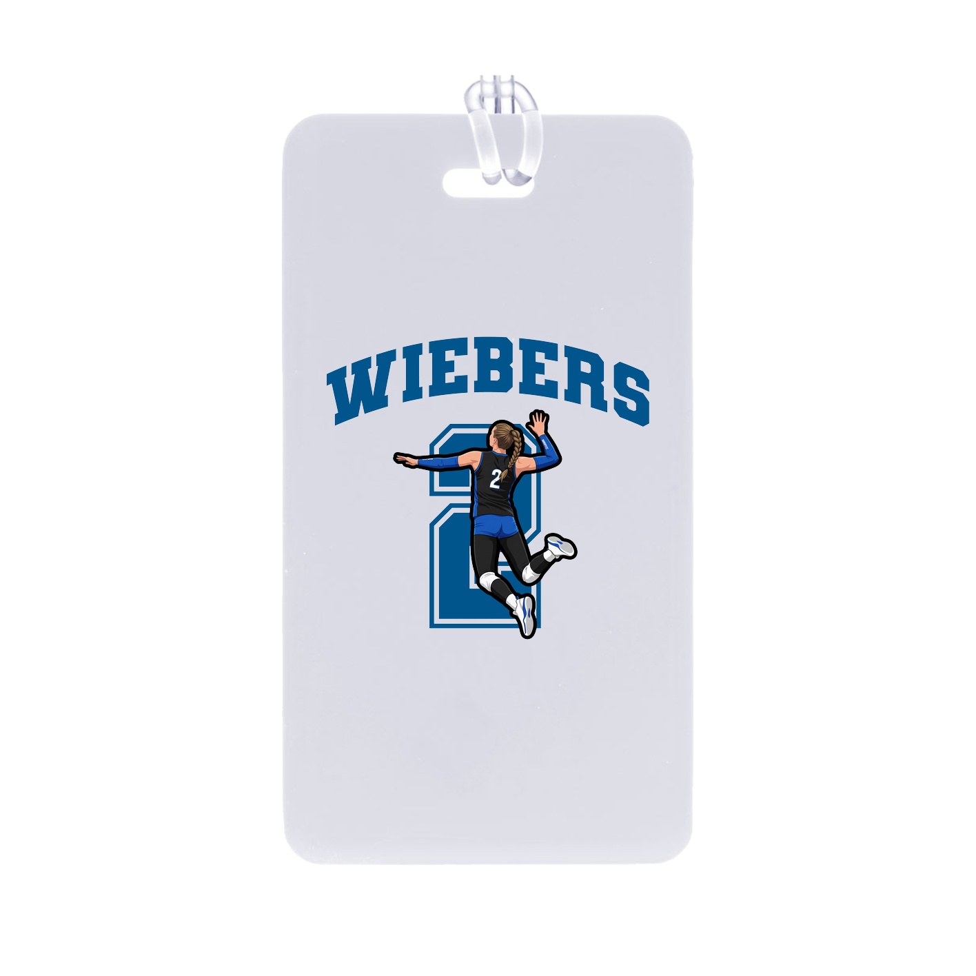 Bag Tag — Number in Classic