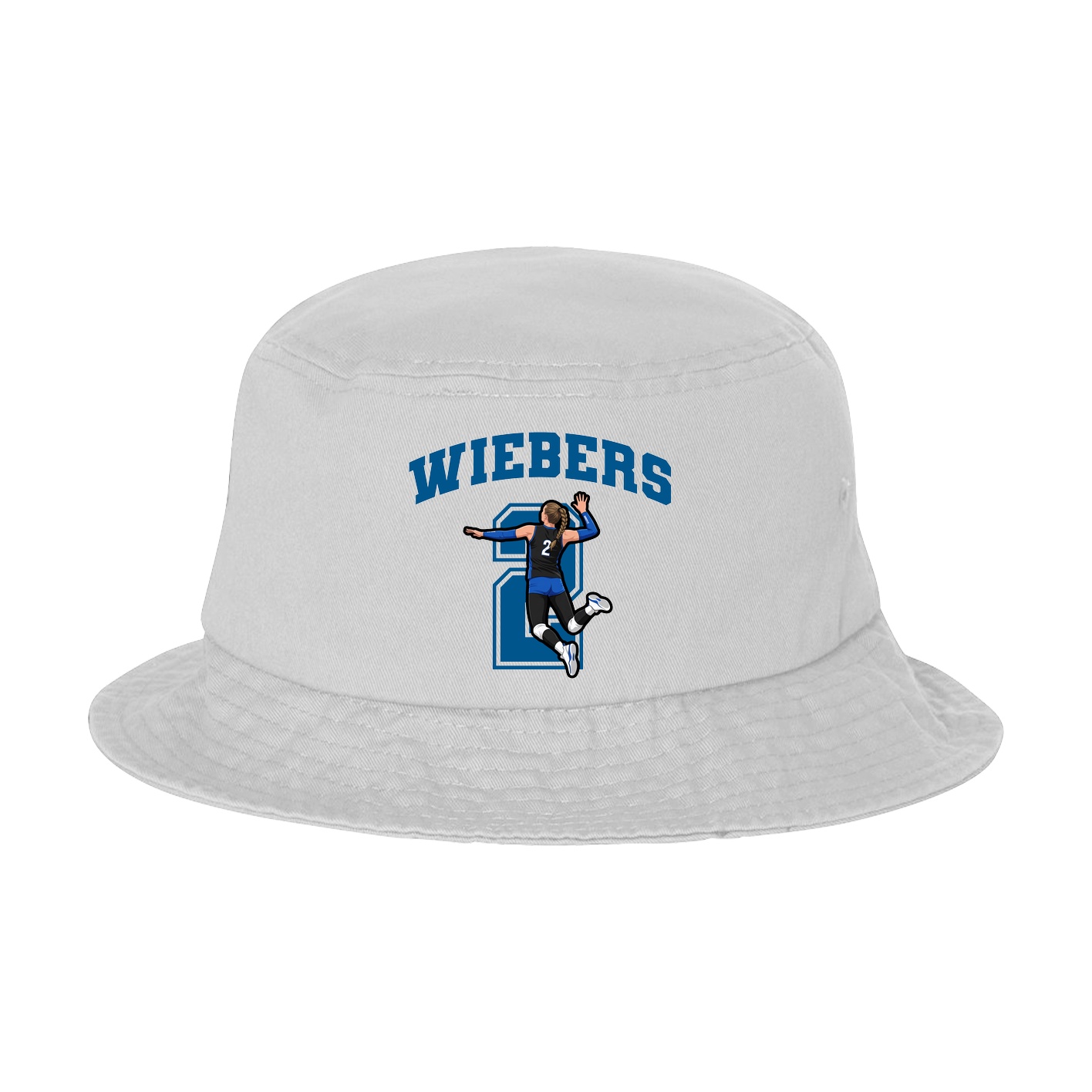 Bucket Cap — Number in White
