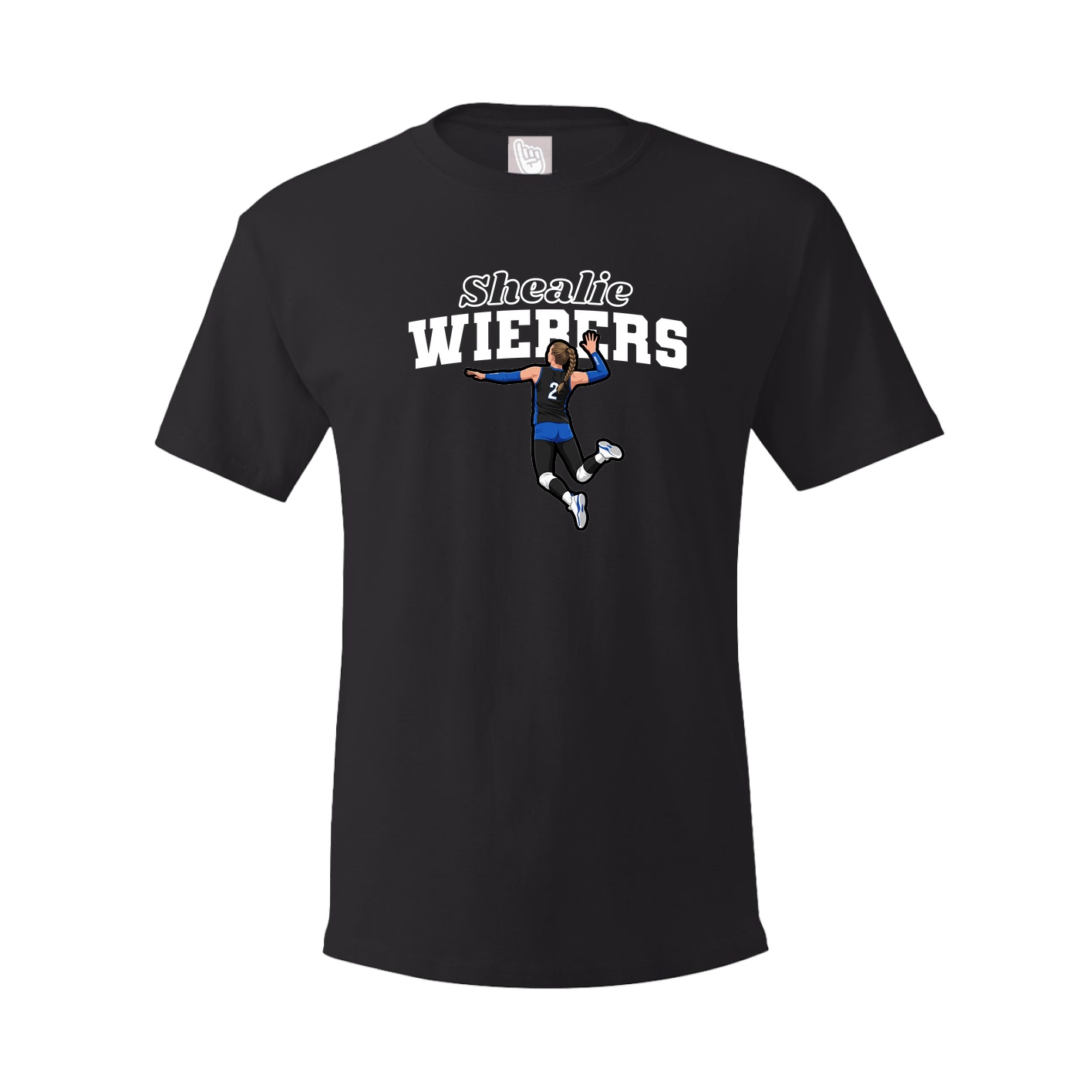 Youth Tee — Name Arch in Black