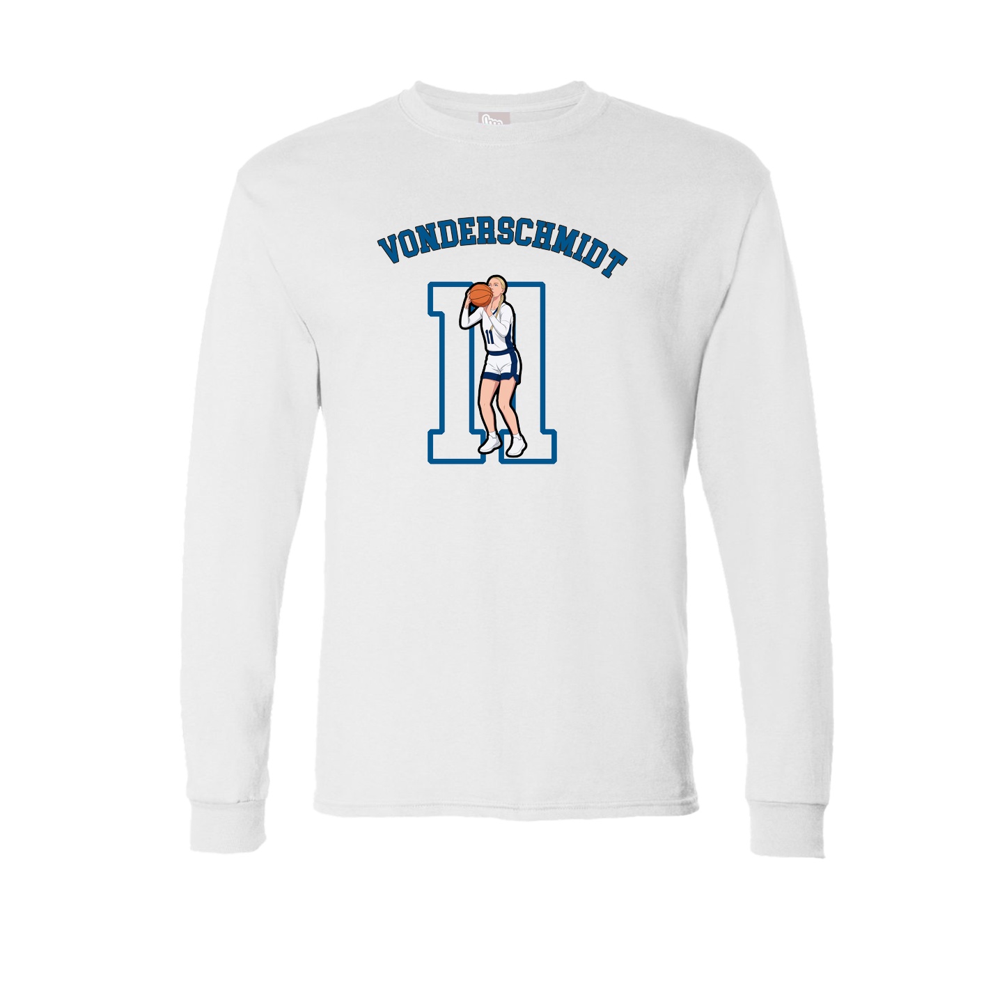 Long Sleeve Tee — Shirsey Arch in White
