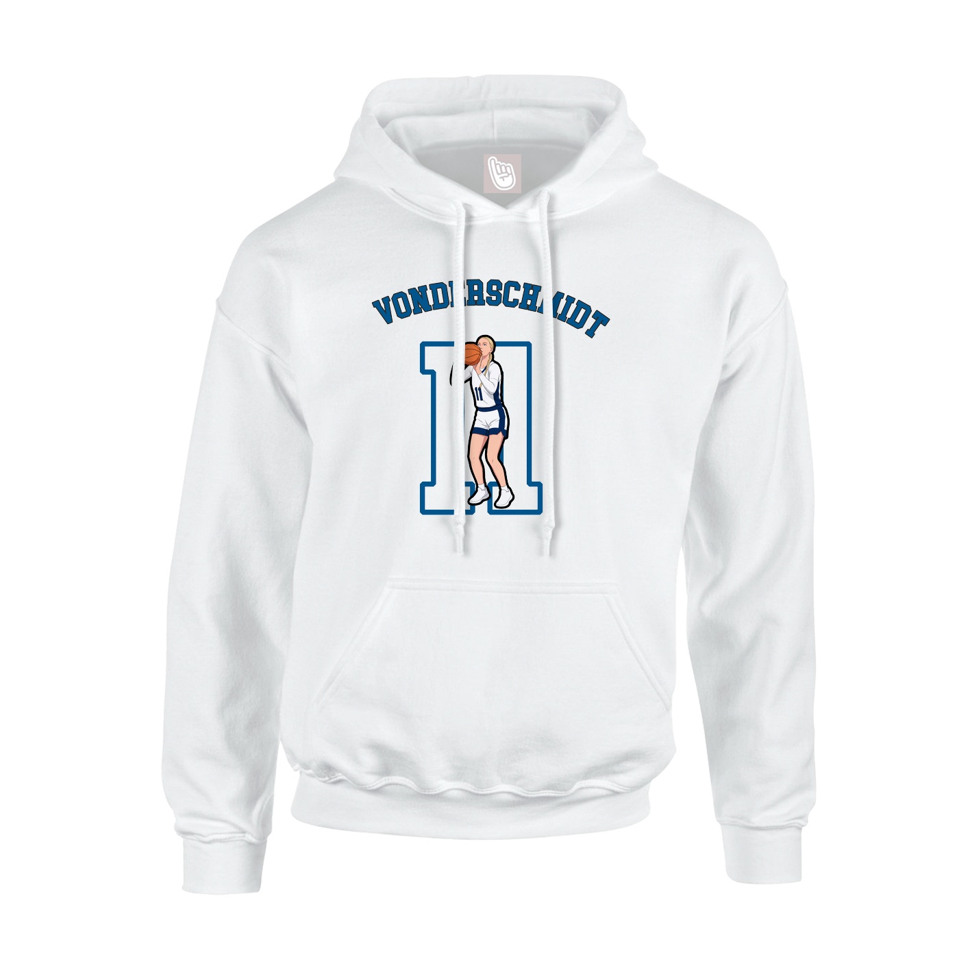 Hoodie — Shirsey Arch in White