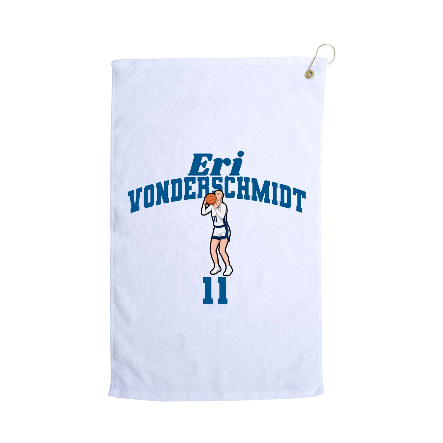 Golf Towel — Signature Arch in White