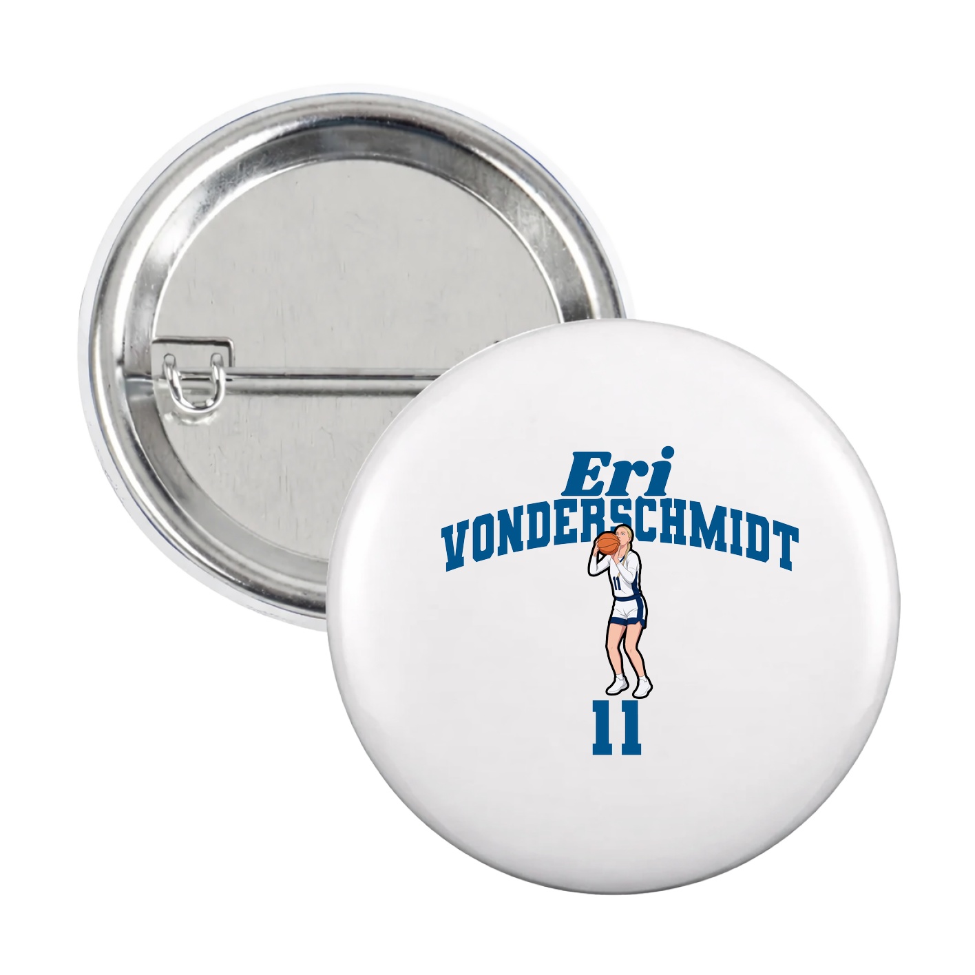 Game Day Button — Signature Arch in White