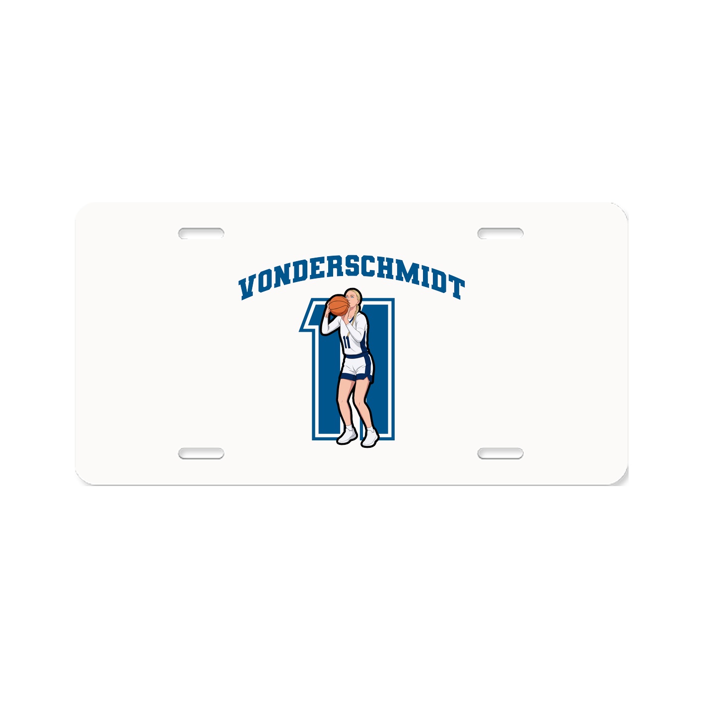 License Plate — Number in Classic