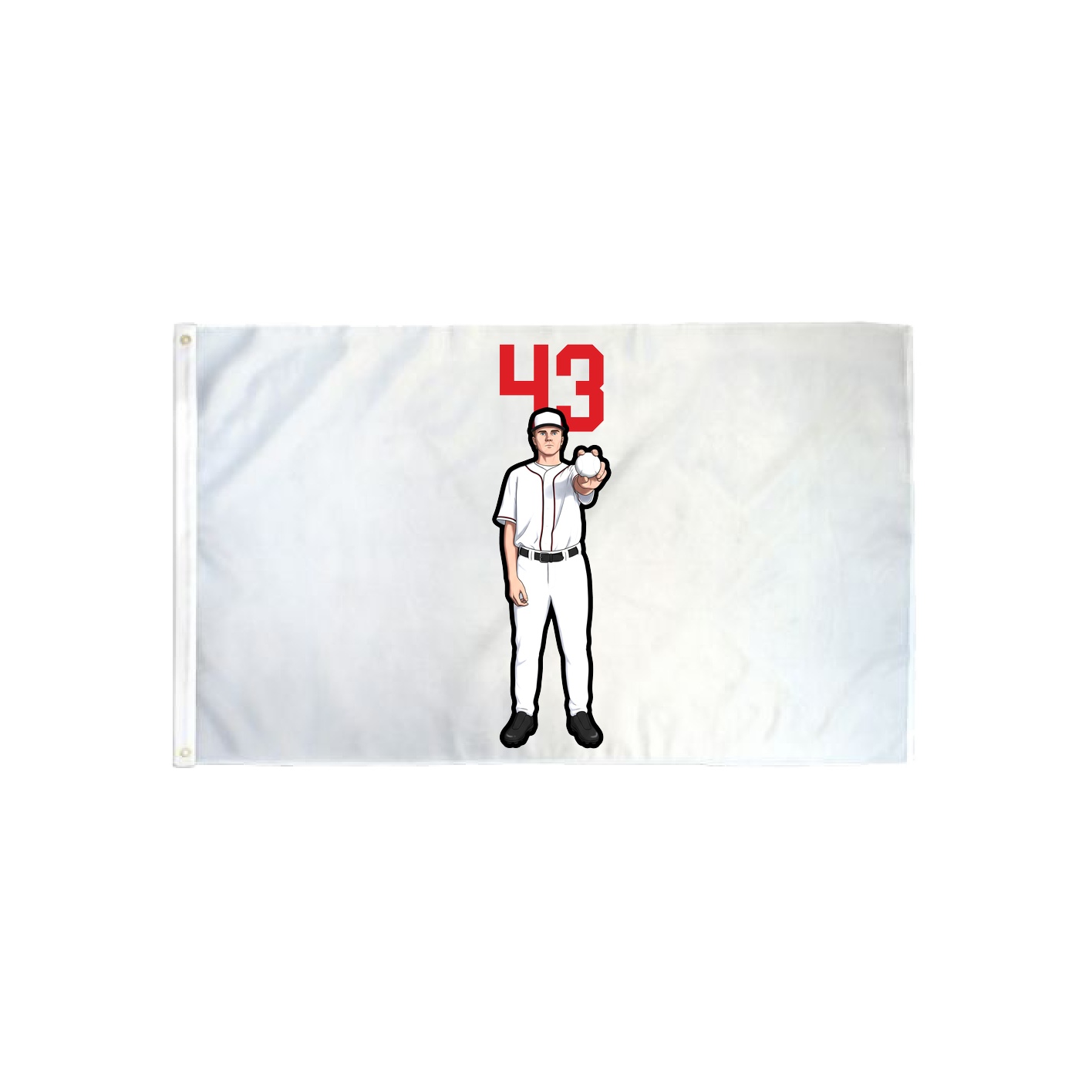 3x5 Flag — Number Top in Classic