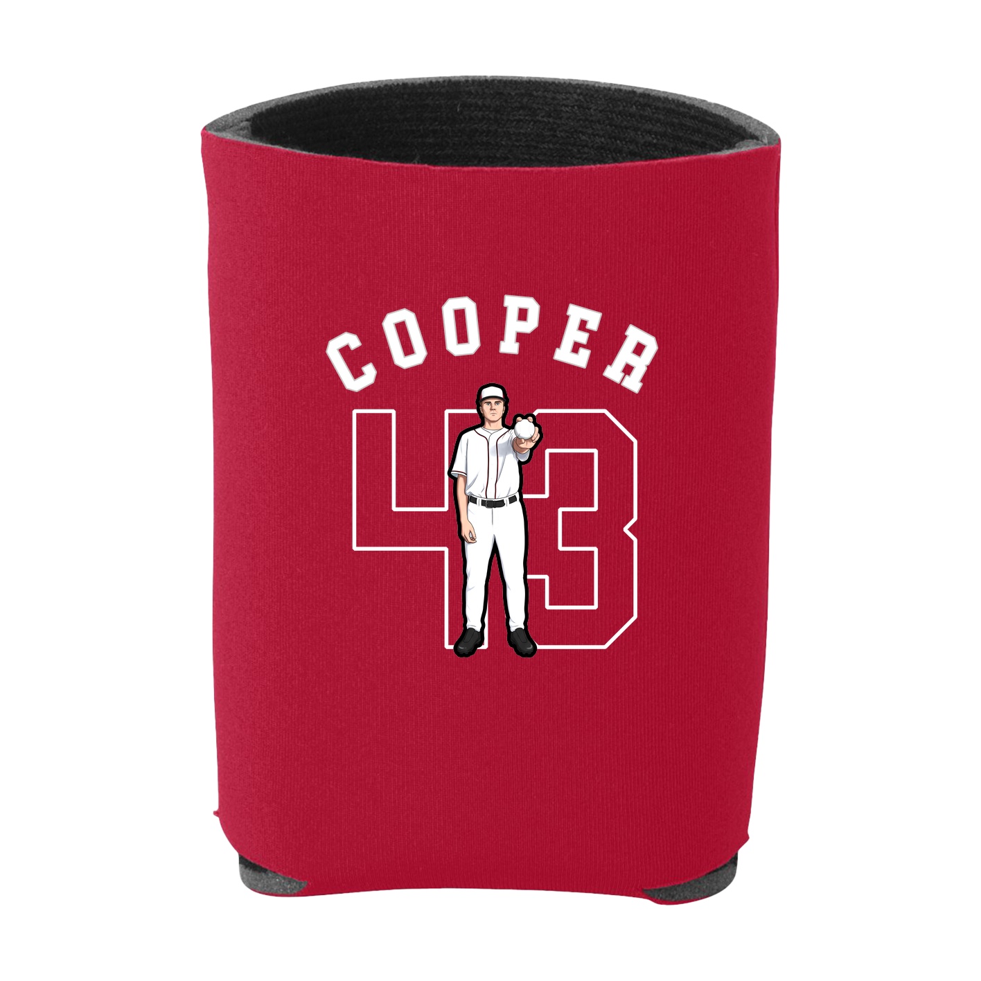 Can Holder — Shirsey Arch in Red