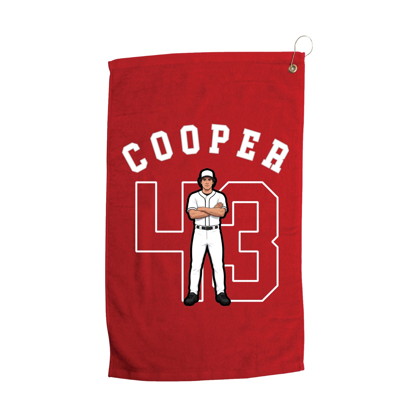 Golf Towel — Shirsey Arch in Red