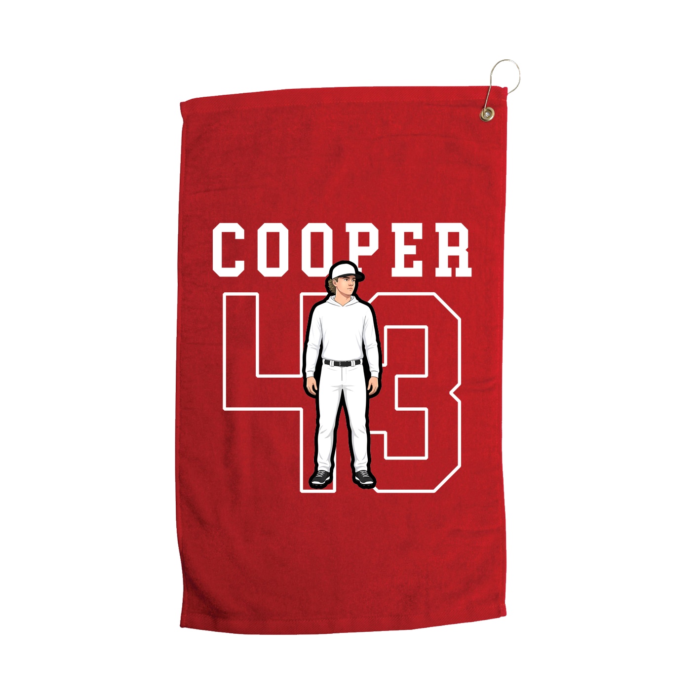 Golf Towel — Shirsey in Red