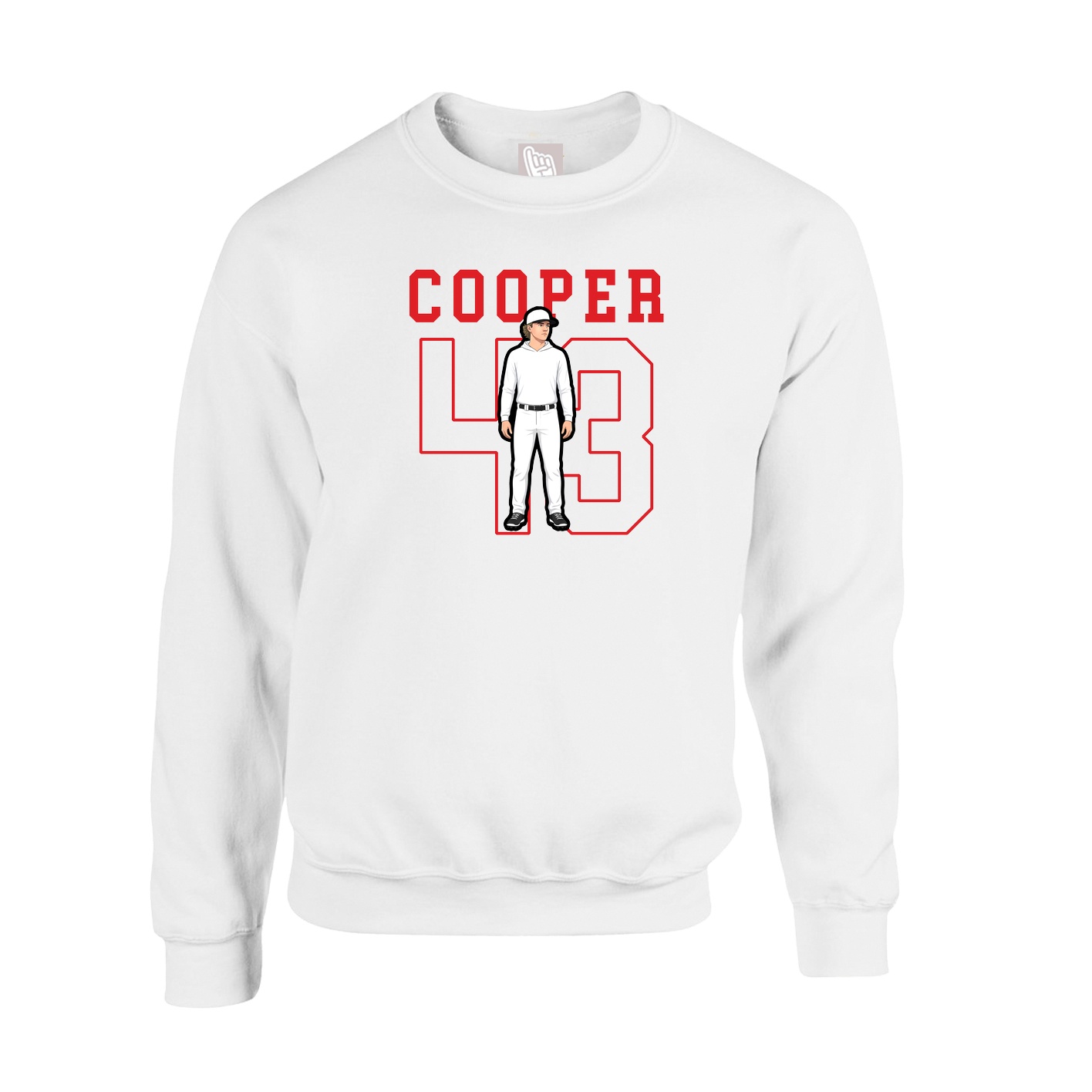 Fleece Crew — Shirsey in White