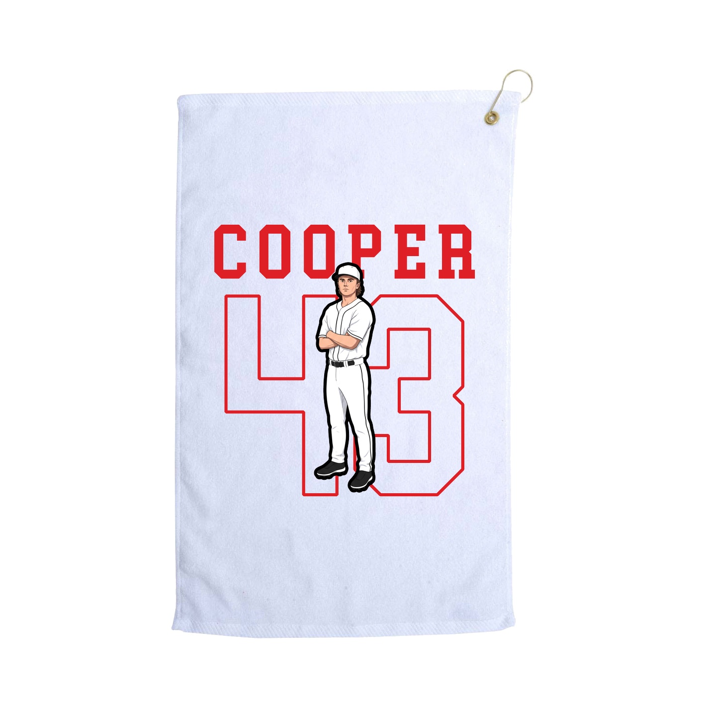 Golf Towel — Shirsey in White