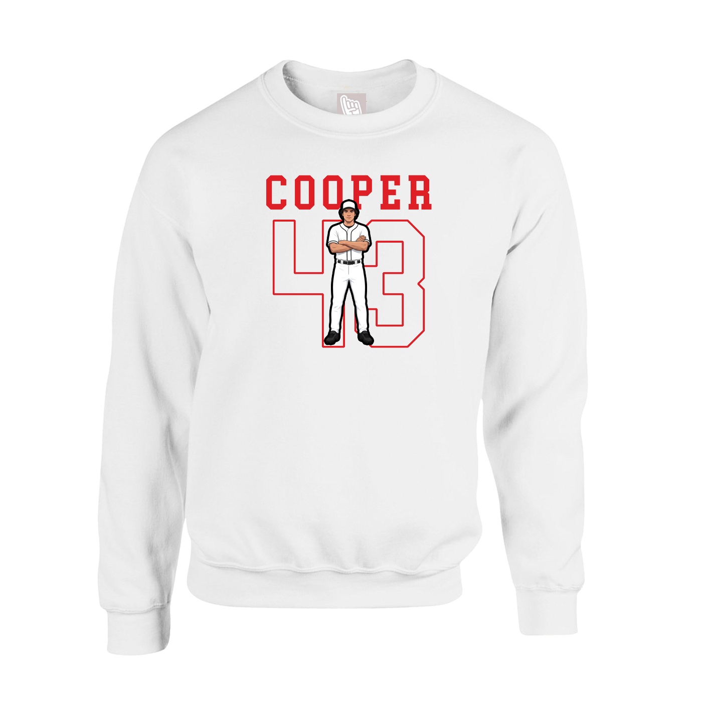 Fleece Crew — Shirsey in White